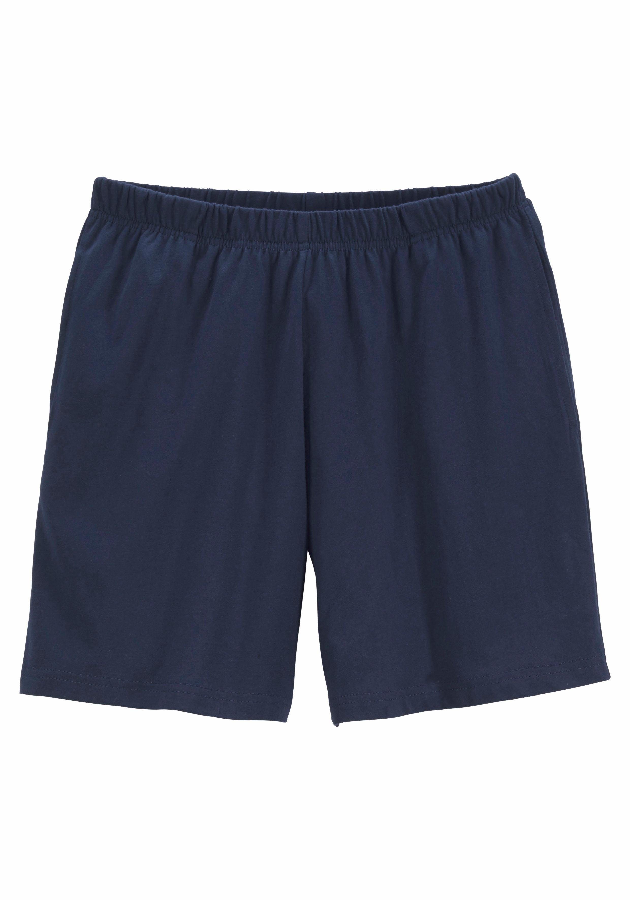 le jogger® Pyjama Pyjama met gestreept bovenstuk (2-delig, 1 stuk)