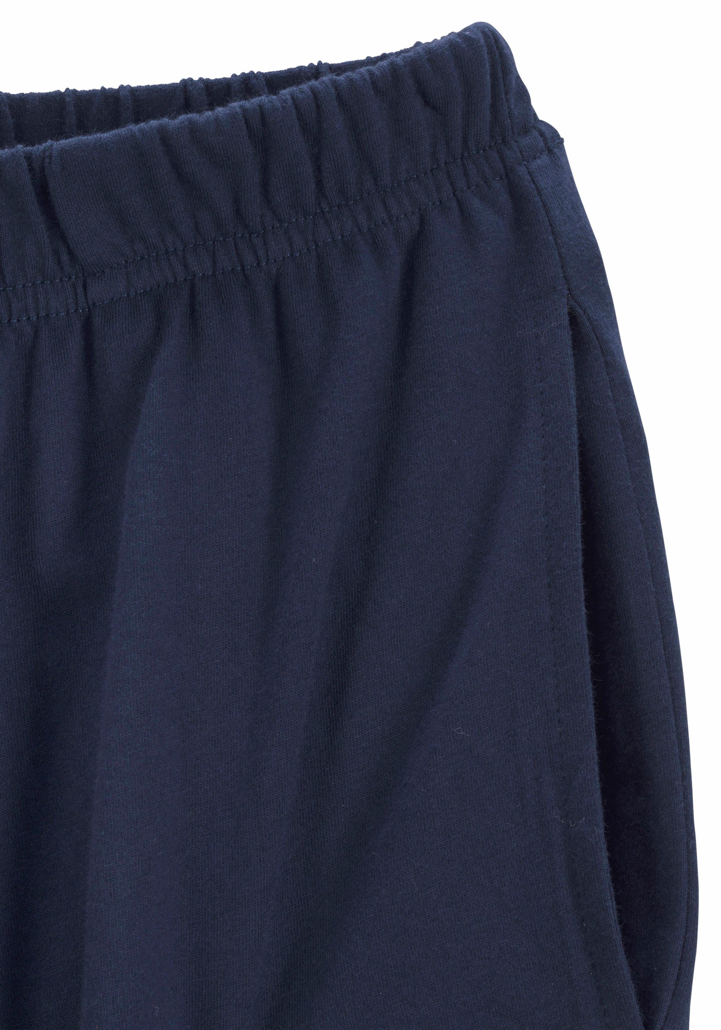 le jogger® Pyjama Pyjama met gestreept bovenstuk (2-delig, 1 stuk)