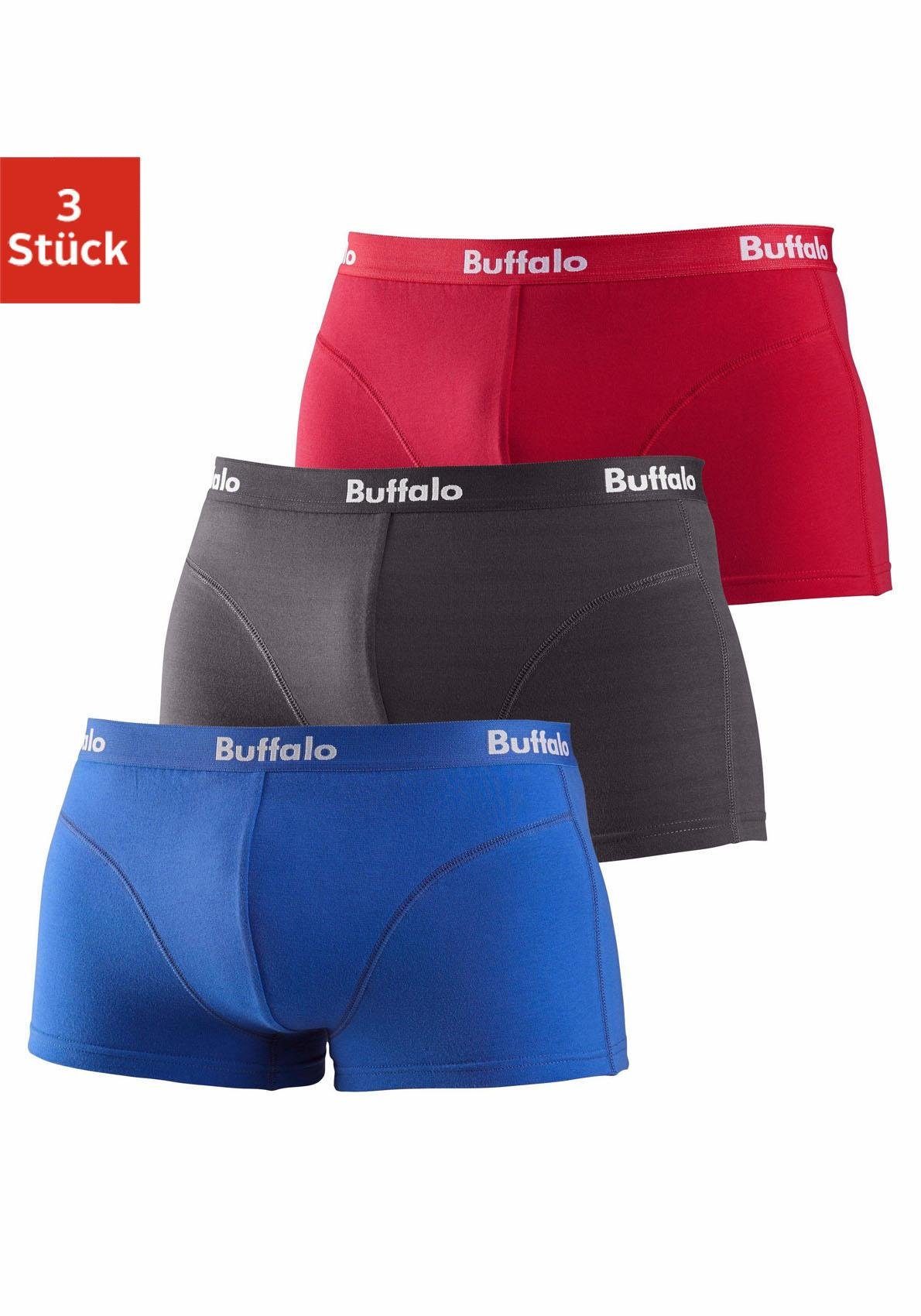 Buffalo katoenen hipster (set van 3) in verschillende kleurencombinaties