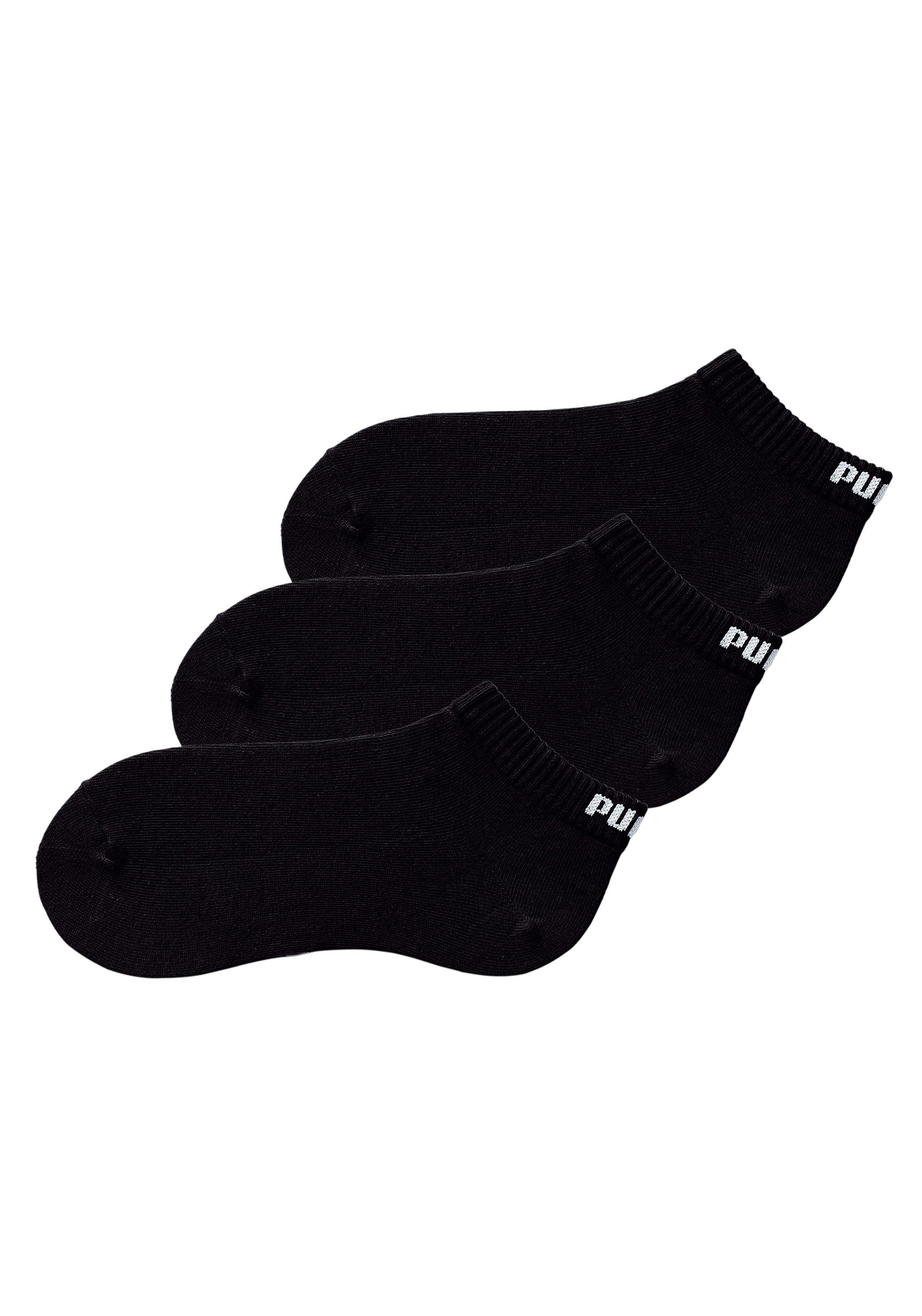 PUMA Sneakersokken met ingebreid logo (3 paar)