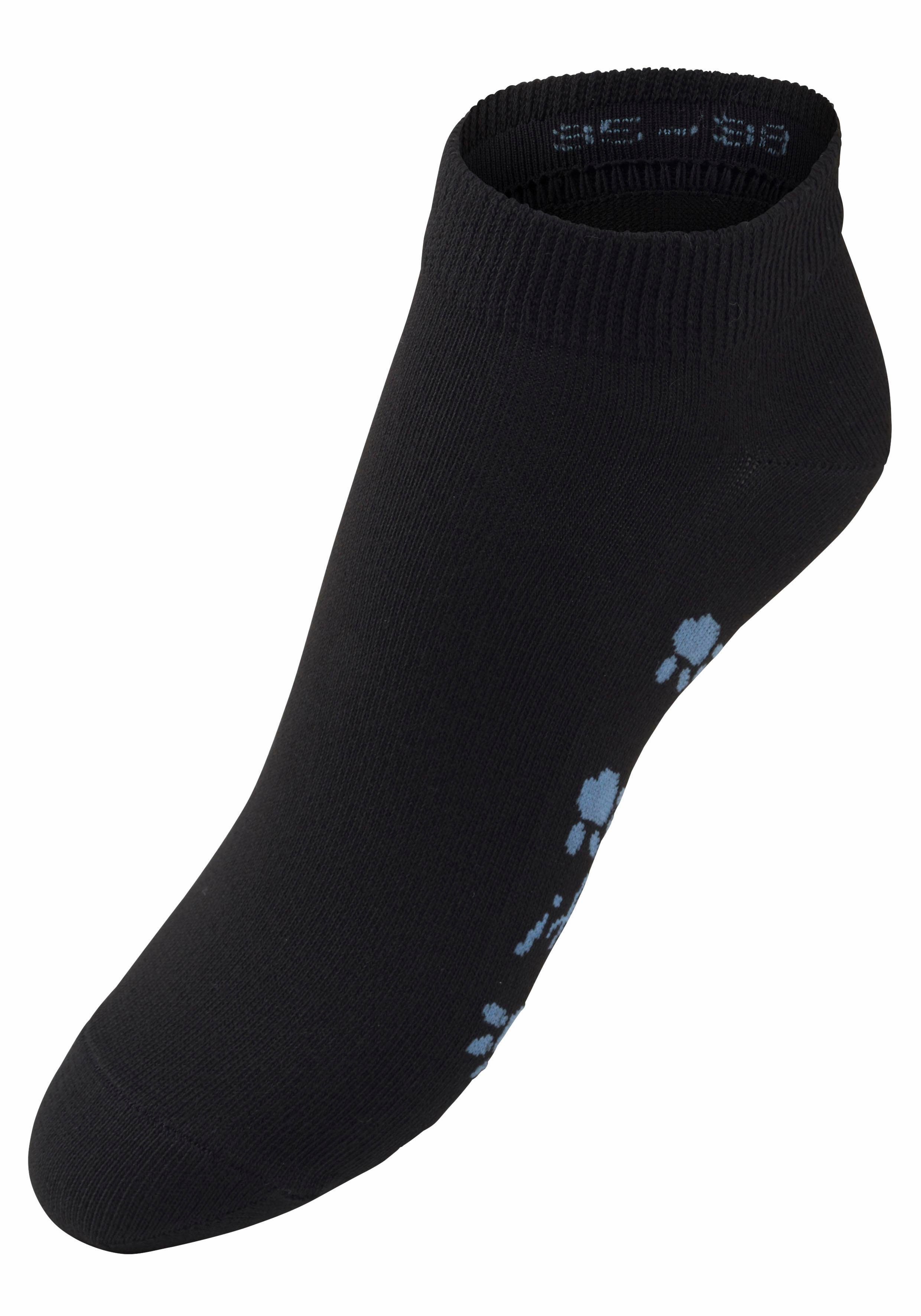 Arizona Sneakersokken met leuk potendesign onder de zool (set, 5 paar)