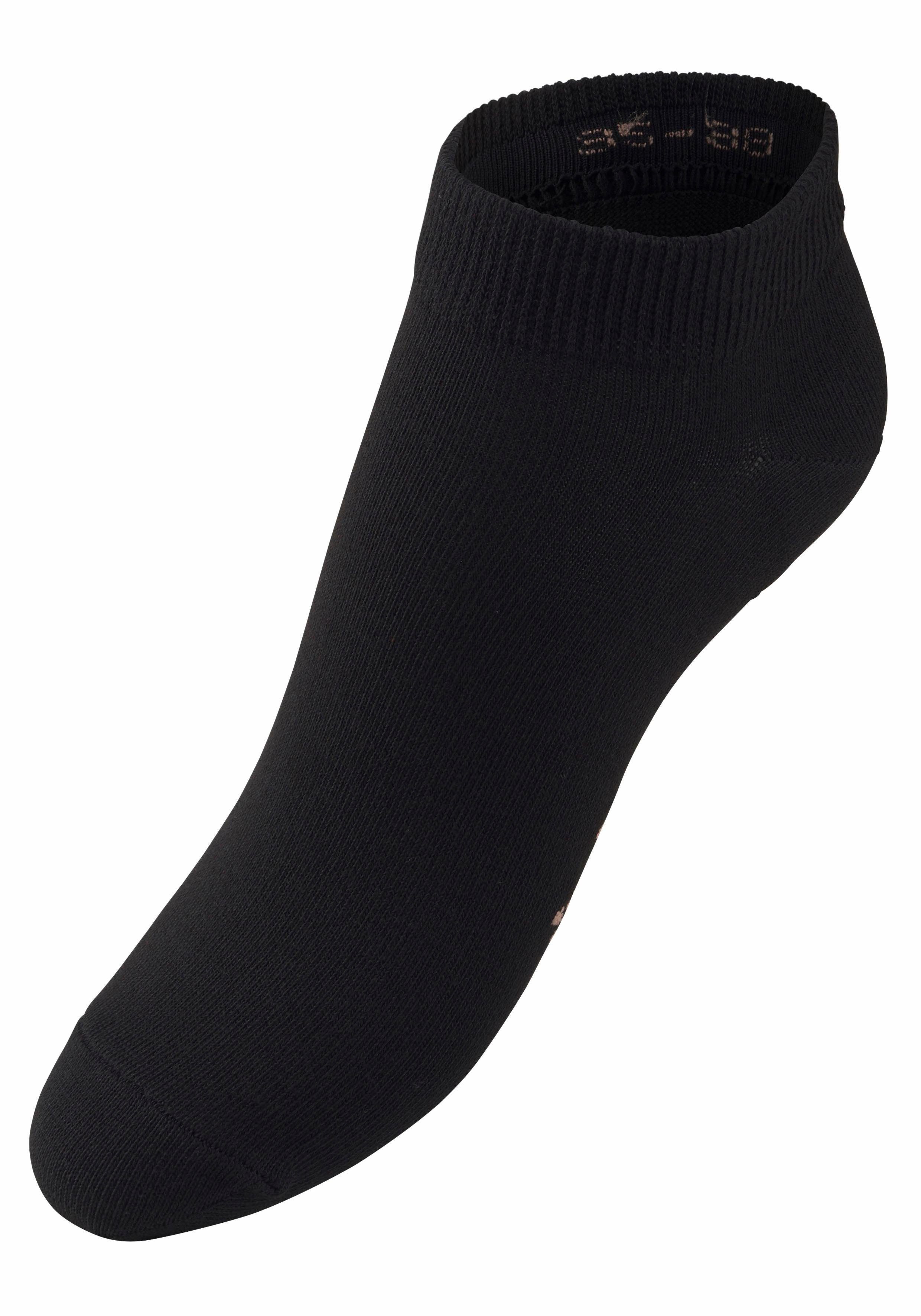 Arizona Sneakersokken met leuk potendesign onder de zool (set, 5 paar)