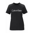 calvin klein t-shirt met grote logoprint zwart