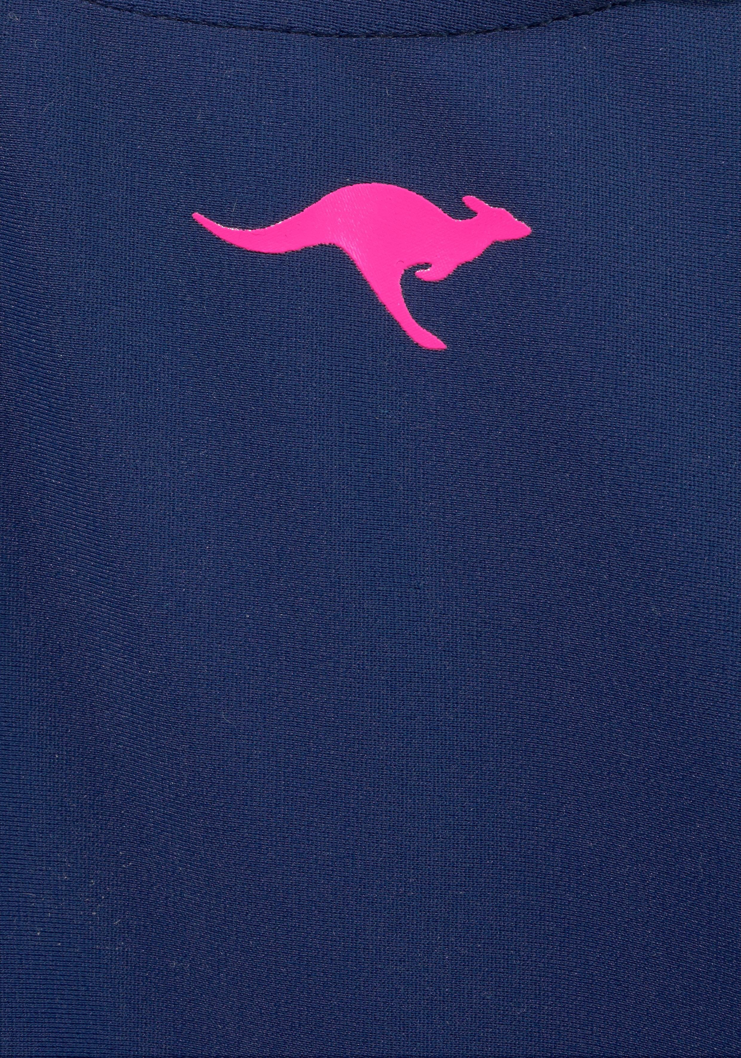 KangaROOS Badpak sportieve stijl, met contraststiksels, merk-logoprint