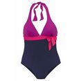 s.oliver red label beachwear badpak in colourblocking-look met een modellerend effect roze