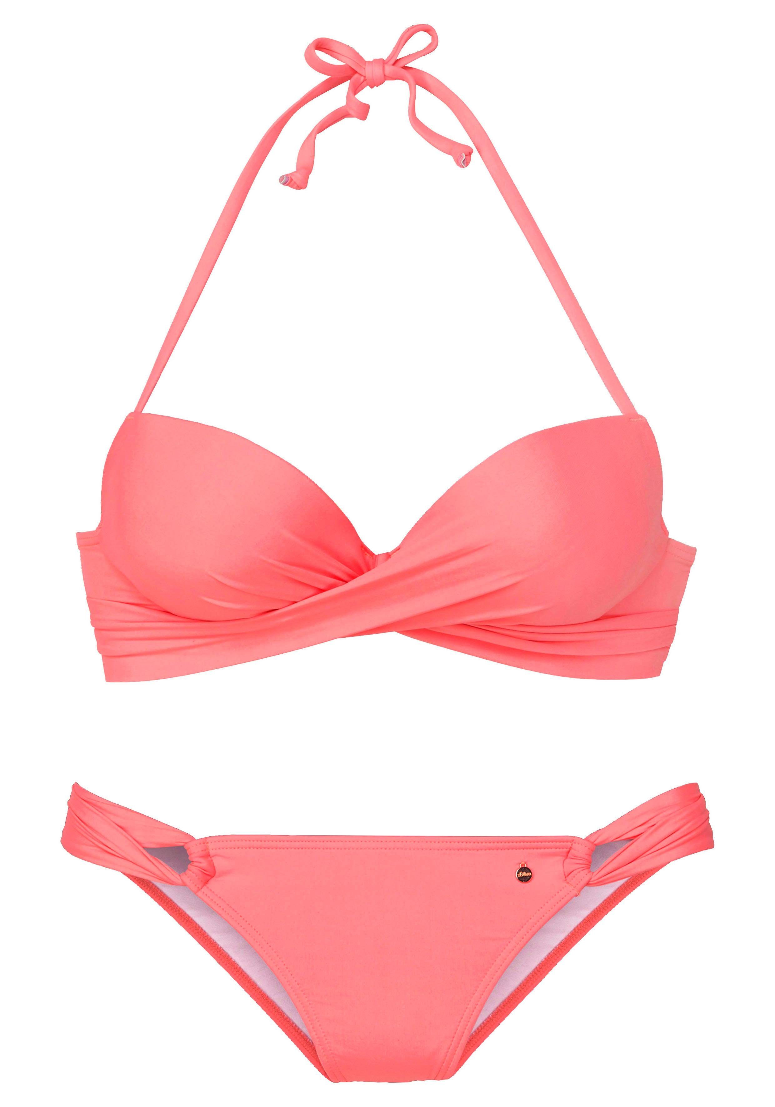 s.Oliver RED LABEL Beachwear Push-upbikini met extra strikbandjes