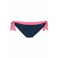 s.oliver red label beachwear bikinibroekje avni met bindstrikjes opzij blauw