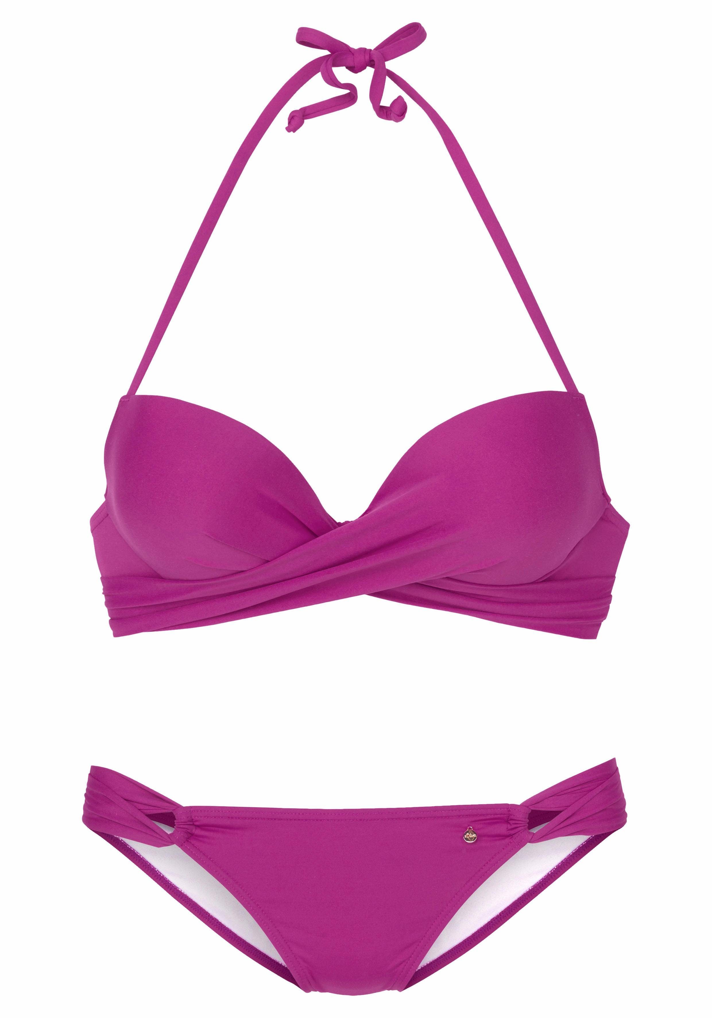 s.Oliver RED LABEL Beachwear Push-upbikini met extra strikbandjes