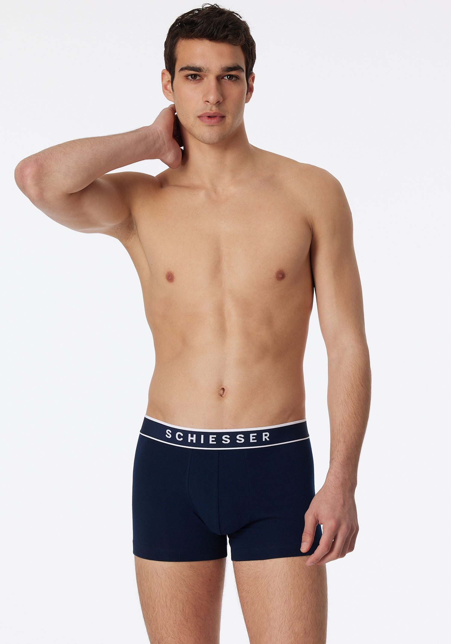 Schiesser Boxershort 95/5 met sportieve webband (3 stuks)