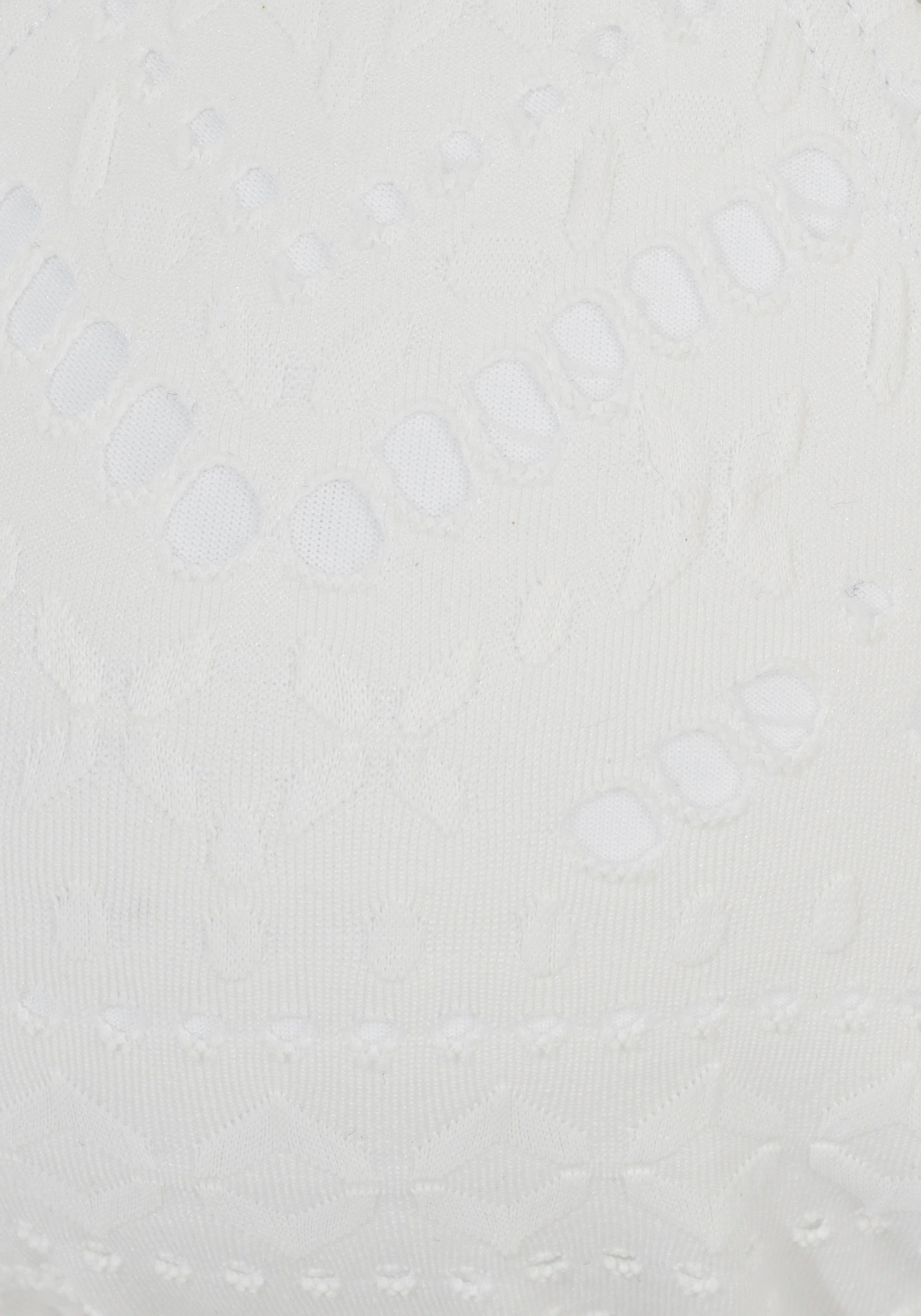 Lascana Triangel-bikinitop Omara met broderie anglaise