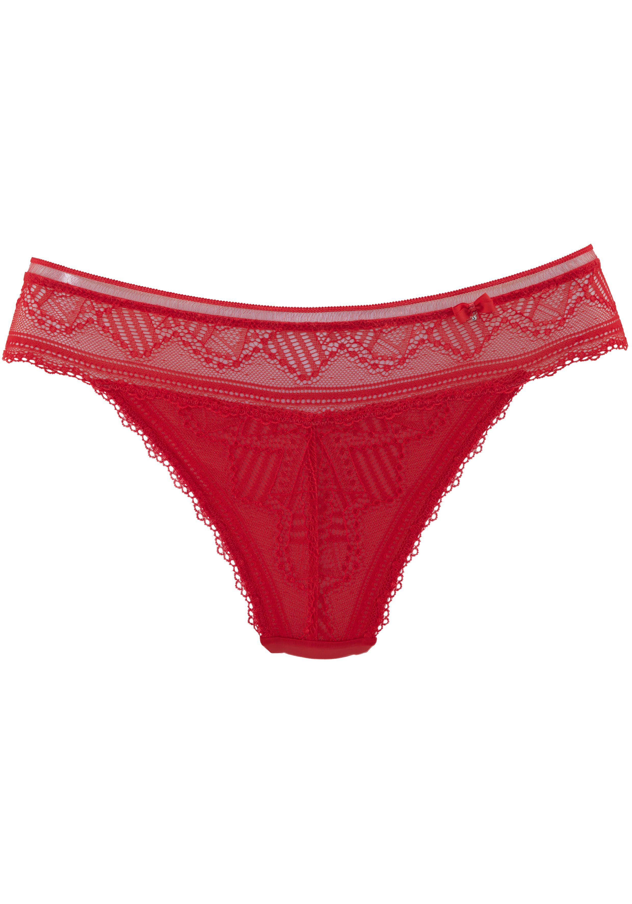 Lascana String TIZIANA met gedeeltelijk gerecycled kant