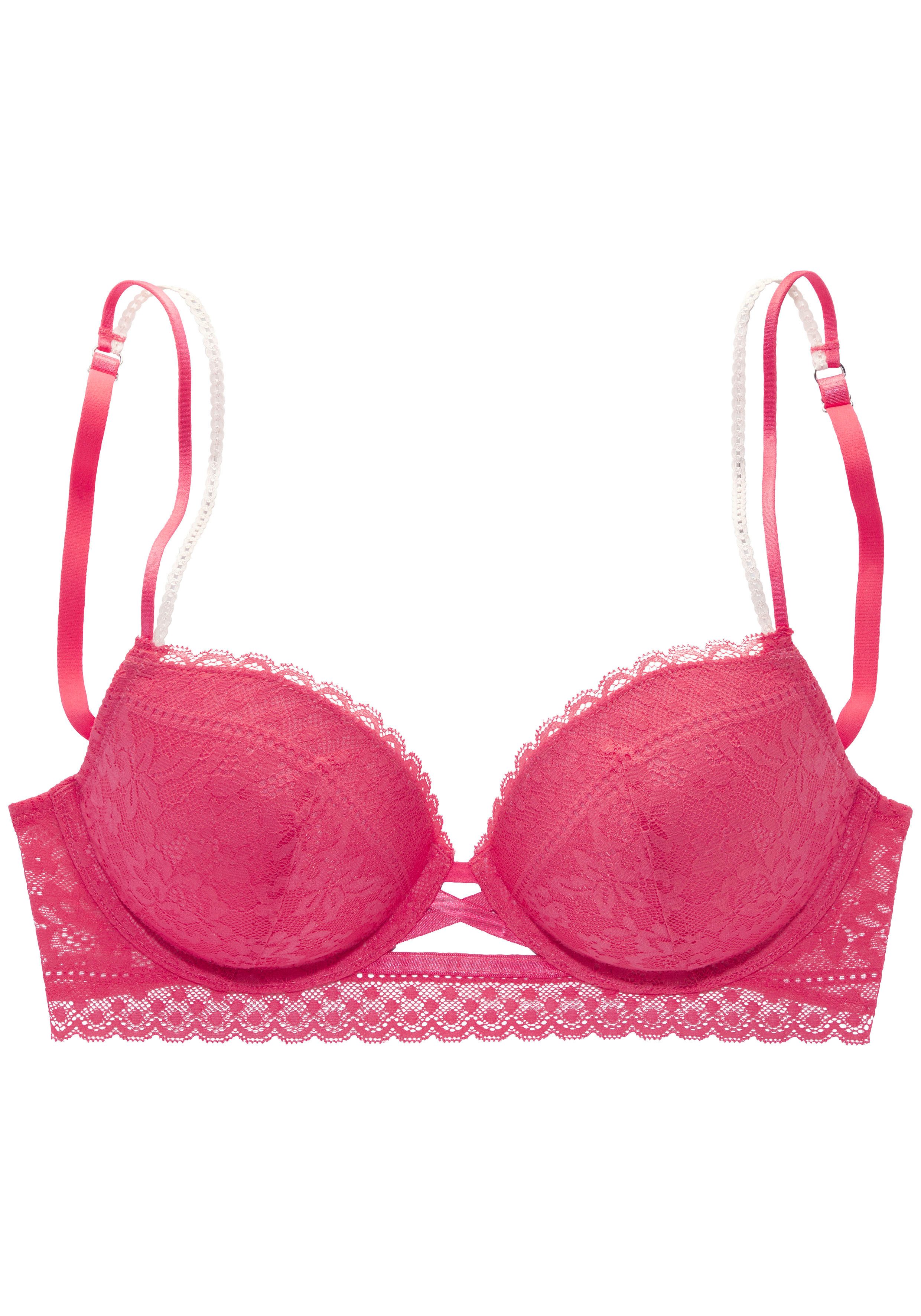 Vivance Push-up-bh Viola met kant van deels gerecycled polyamide, sexy lingerie