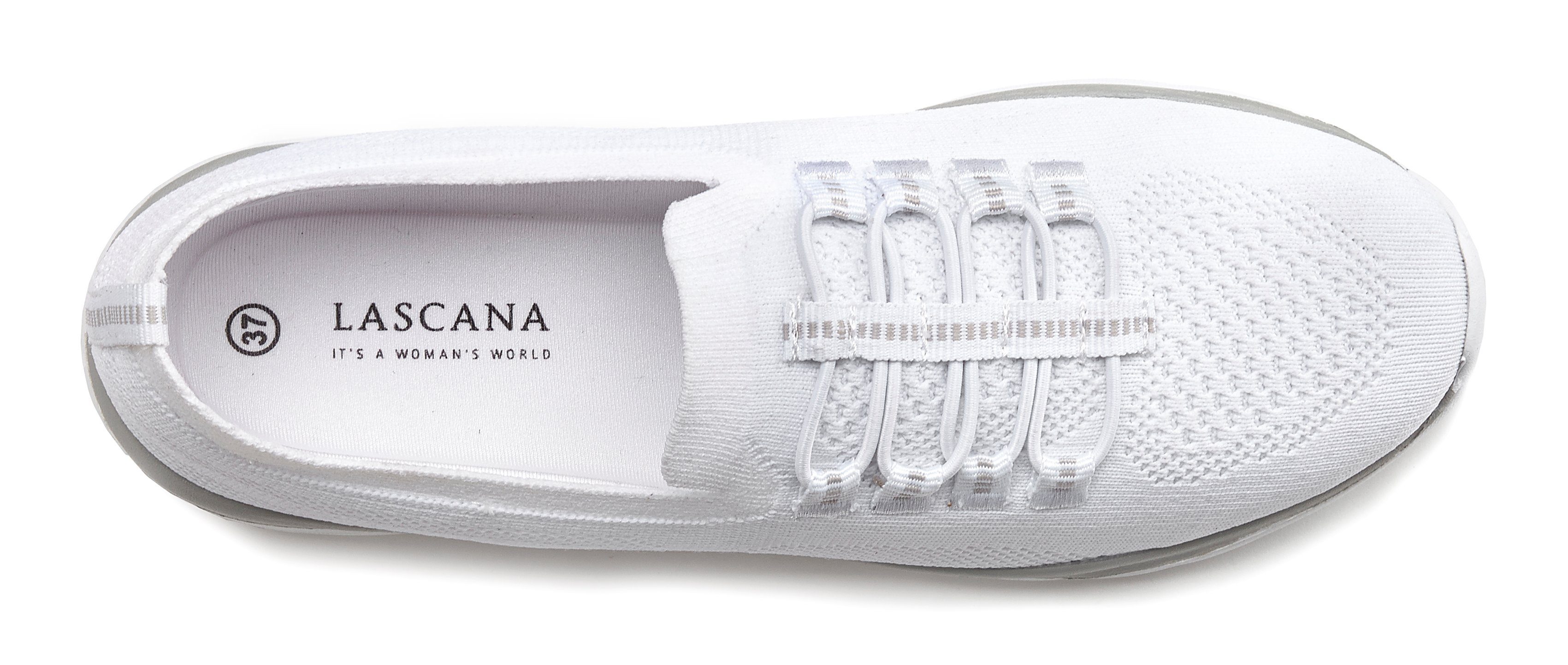 Lascana Sneakers Slippers, lage schoenen, om in te schieten, licht meshmateriaal VEGAN