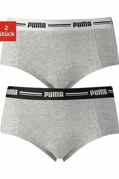 puma hipster iconic (set, 2 stuks, set van 2) grijs