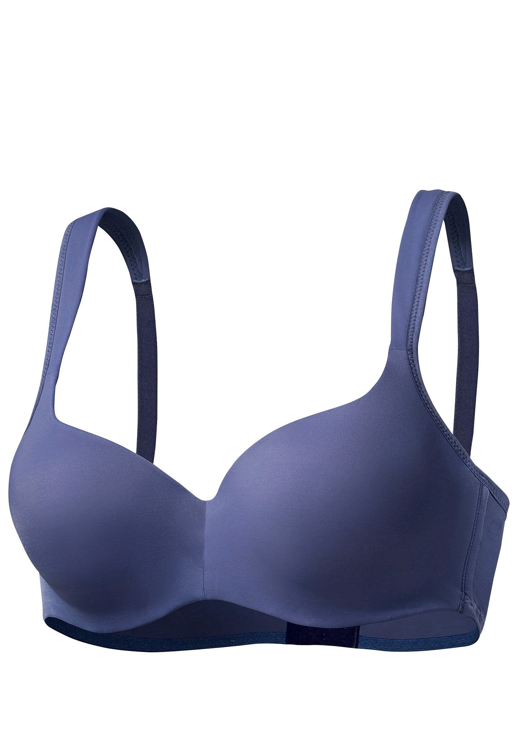 Nuance Bh met steuncups Optimizer met beugel beugel bh's maat 75 D blauw