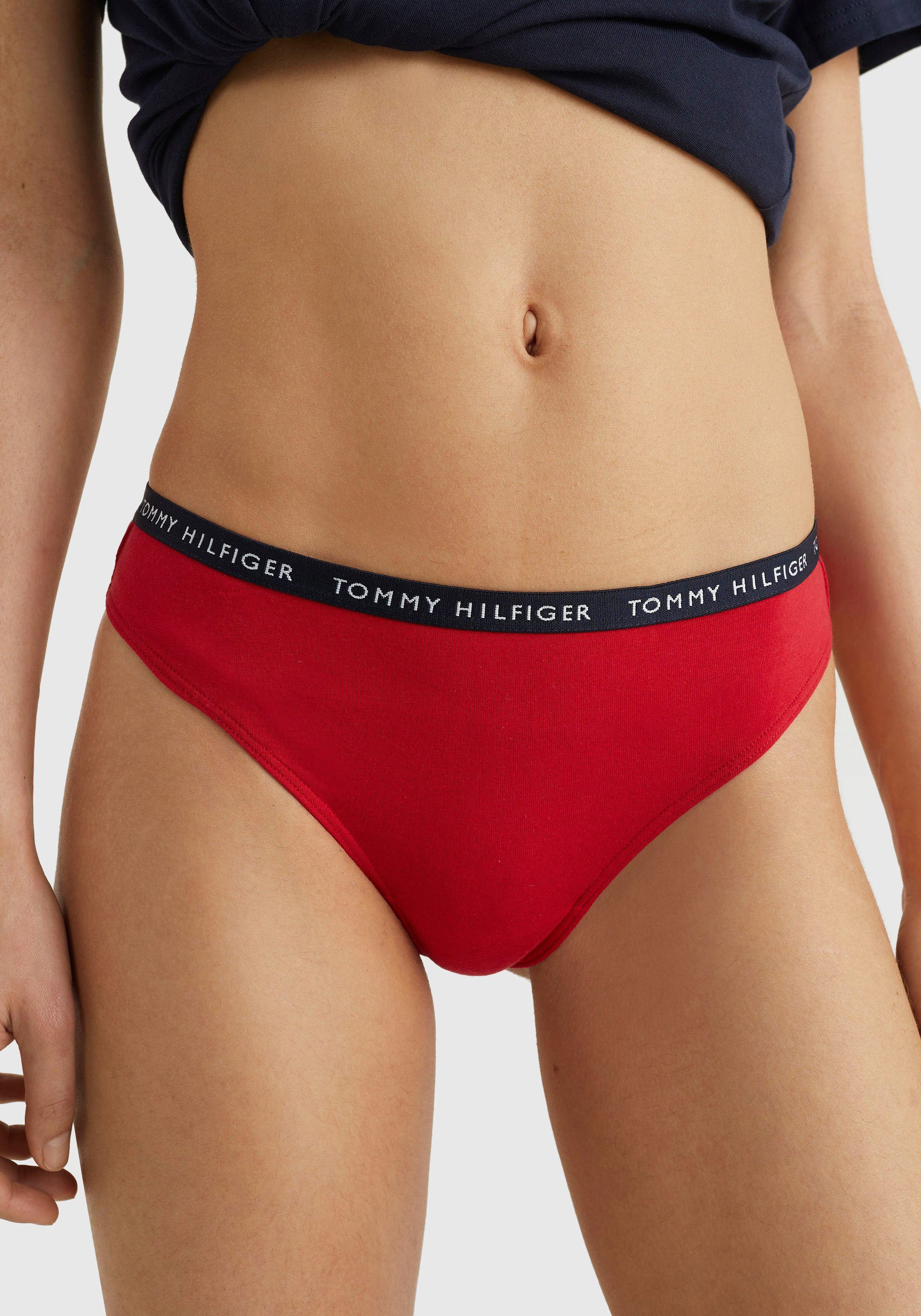 Tommy Hilfiger Underwear Slip met smalle logoboord (3 stuks)