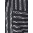 lascana nachthemd in klassiek model met verticale strepen zwart