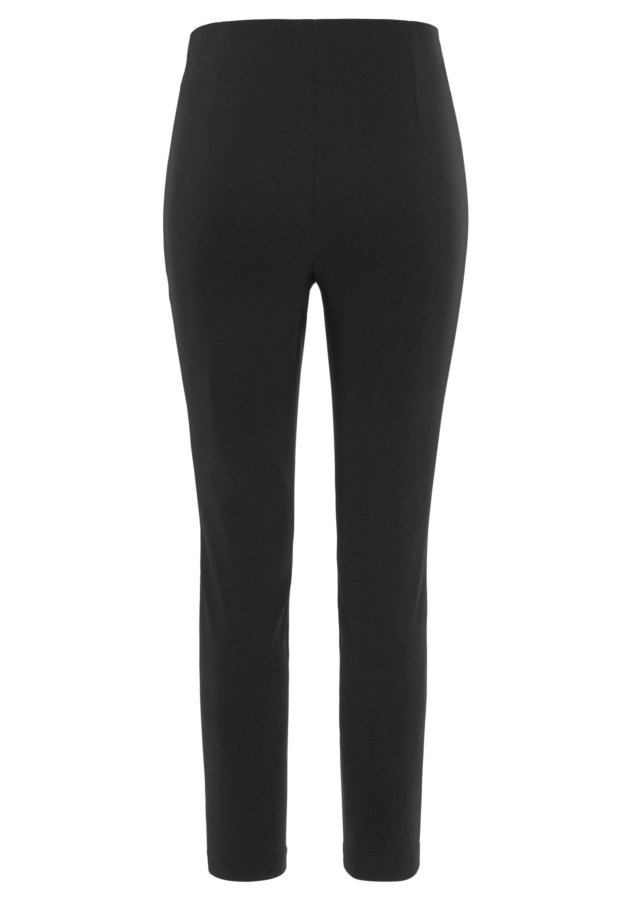 Lascana Stretchbroek met figuurvriendelijke tailleband, elegante stofbroek in smalle pasvorm