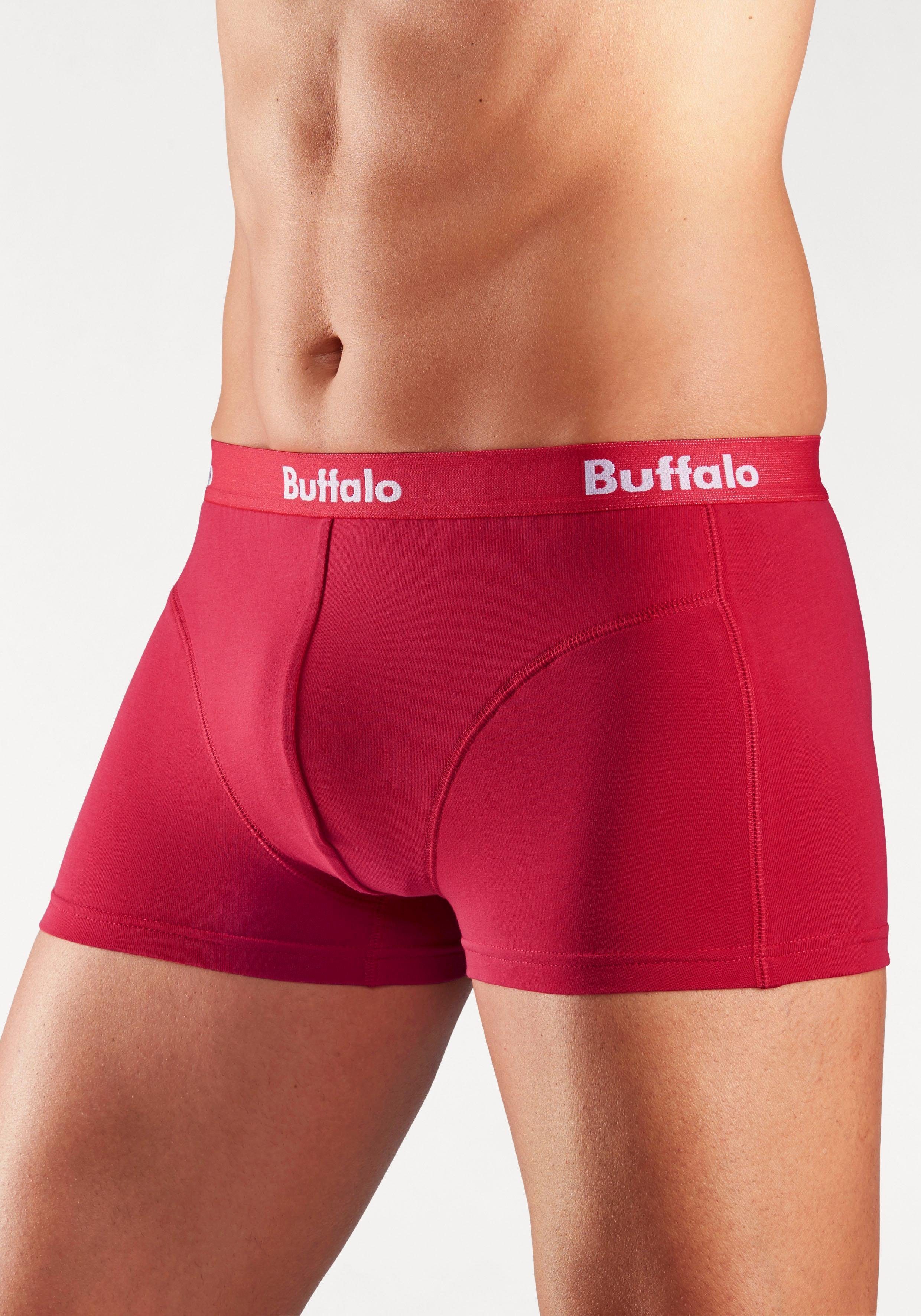 Buffalo Hipster strak zittende boxershorts van katoenmix (set, 3 stuks)