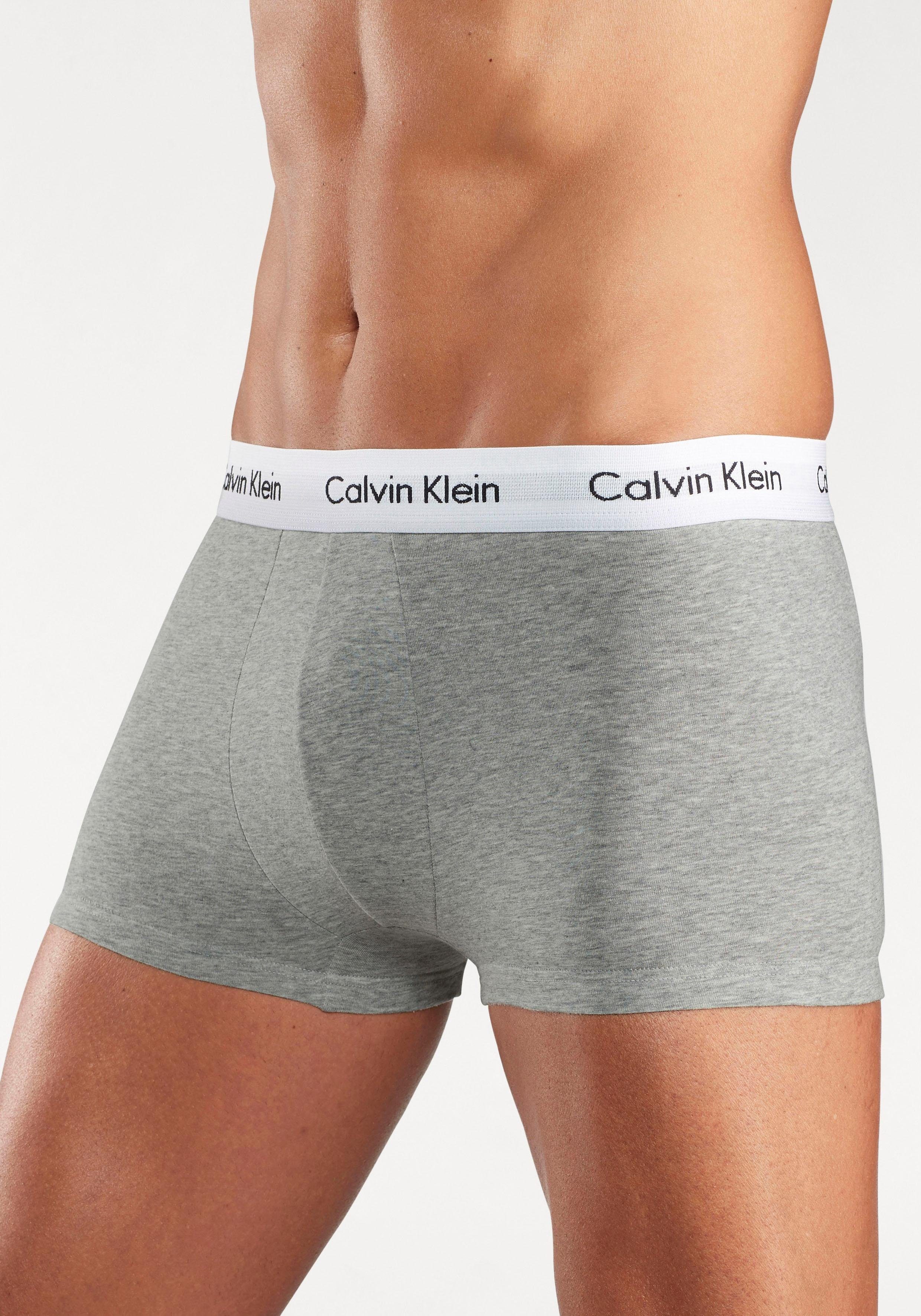 Calvin Klein Hipster met witte weefband (3 stuks)