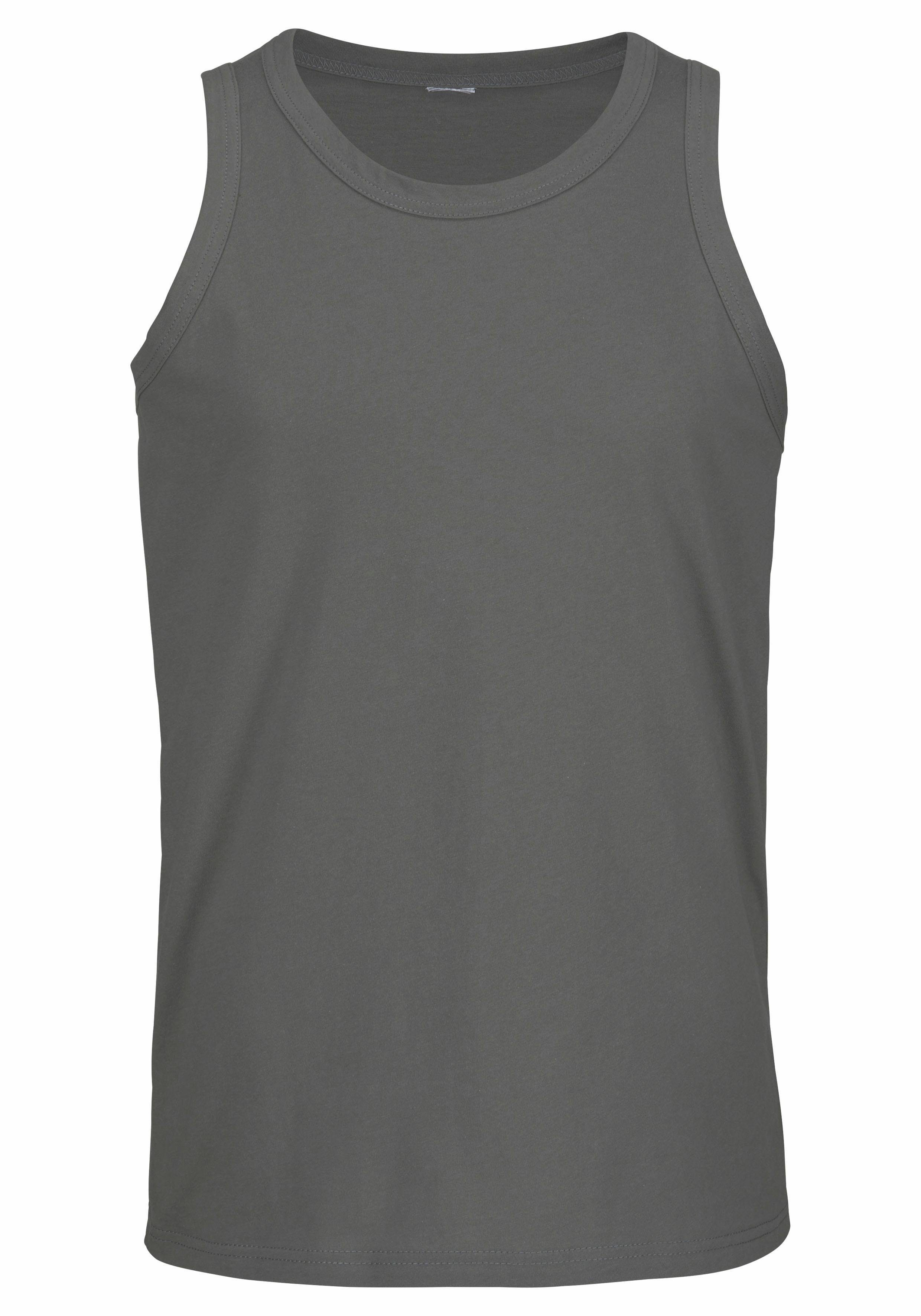 H.I.S Tanktop Onderhemd voor heren met ronde hals van katoen (set, 3-delig)
