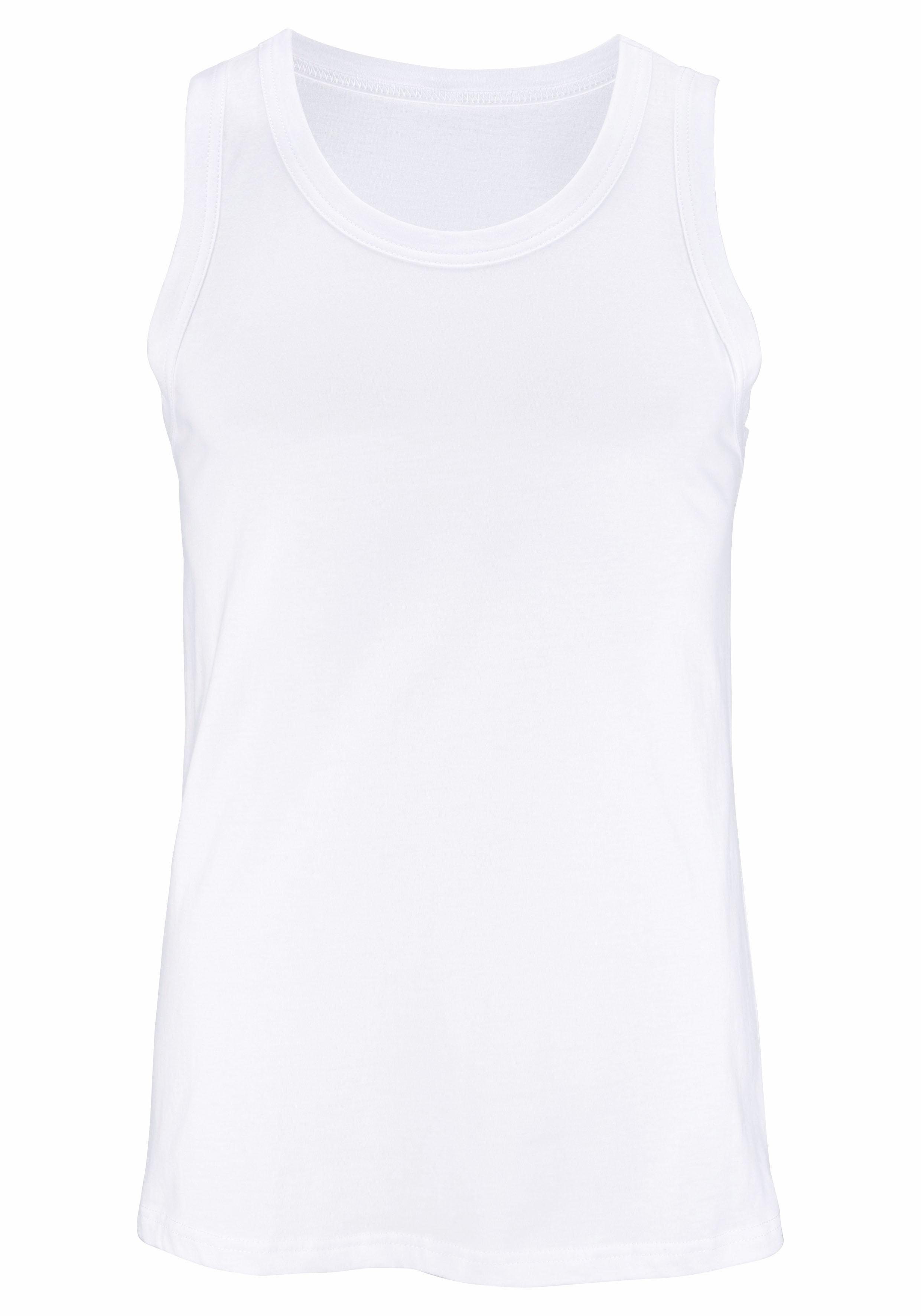H.I.S Tanktop Onderhemd voor heren met ronde hals van katoen (set, 3-delig)