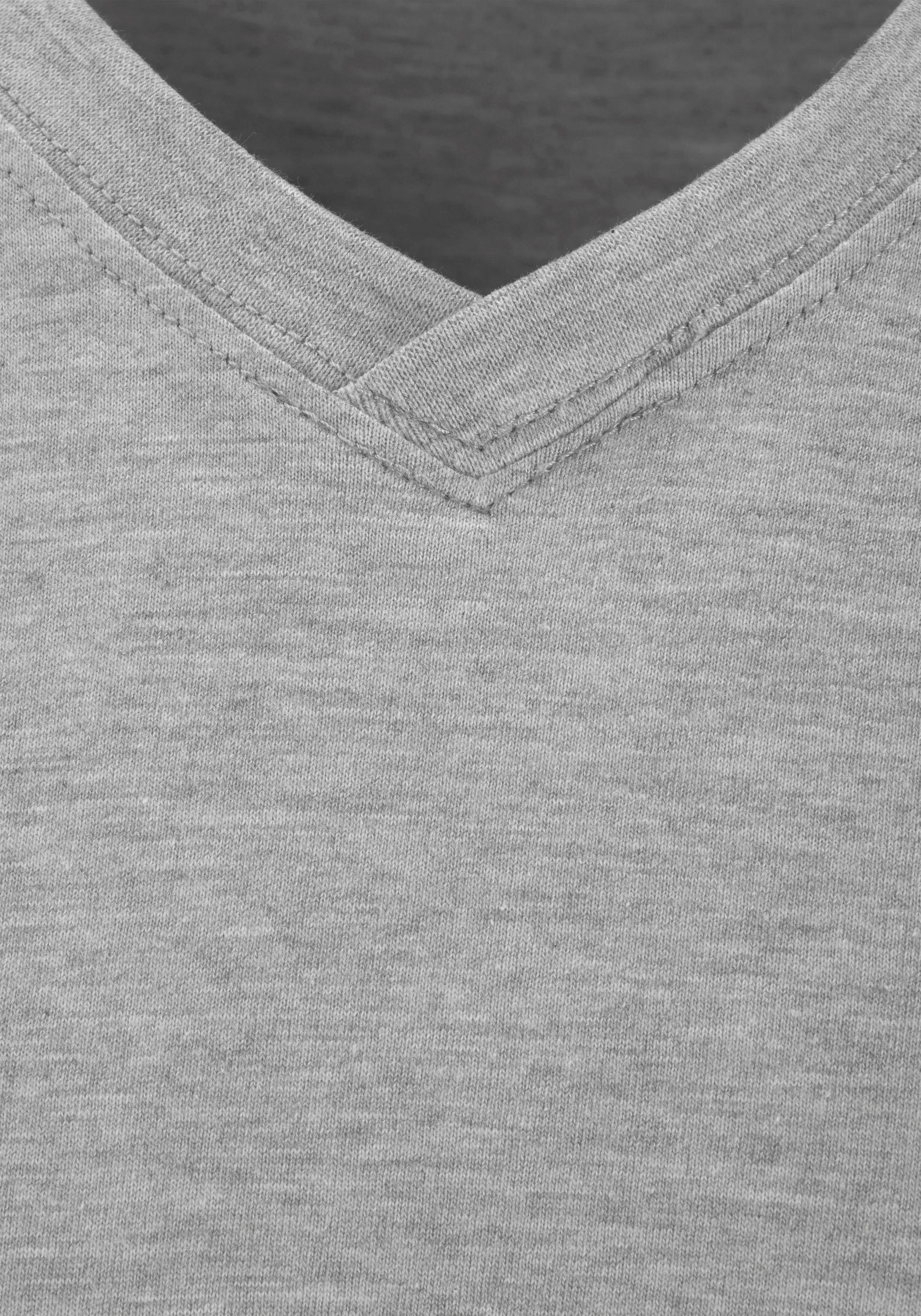 H.I.S T-shirt met v-hals van katoen, onderhemd, t-shirt (set, 3-delig)
