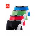 authentic underwear boxershort met een contrastkleurige inzet (4 stuks) multicolor