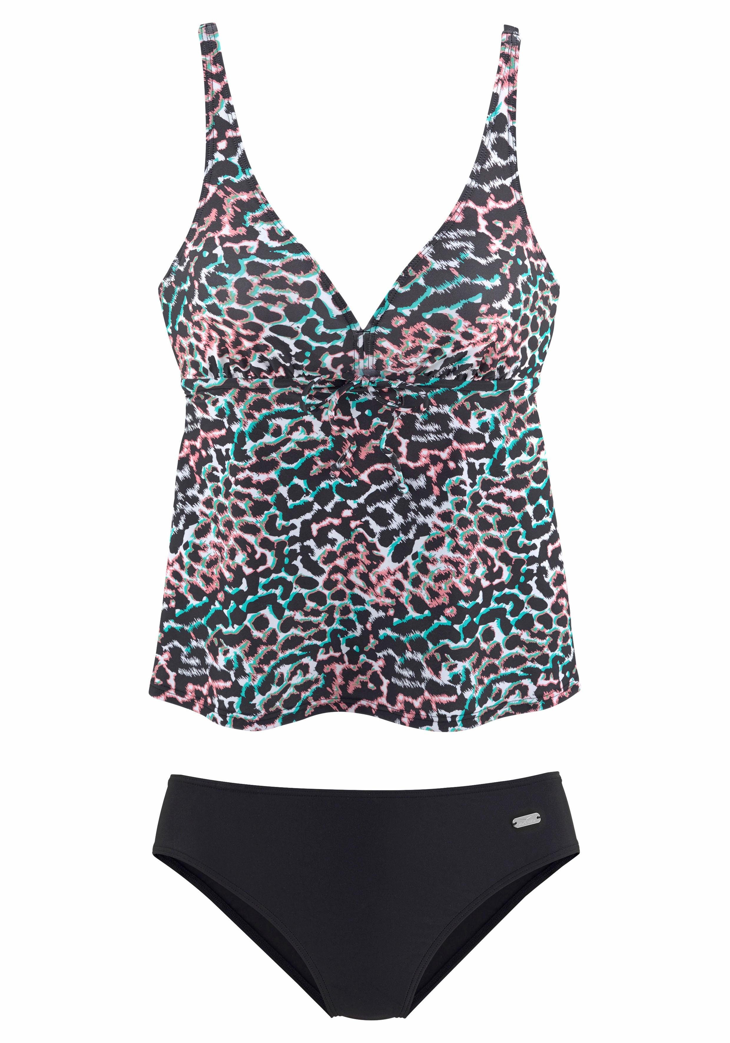 Venice Beach Beugeltankini met gedessineerde print