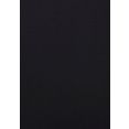 lascana jerseyjurk in zwierig wijd model zwart