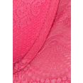 lascana push-up-bh eleonora met decoratieve rijgsluiting voor roze