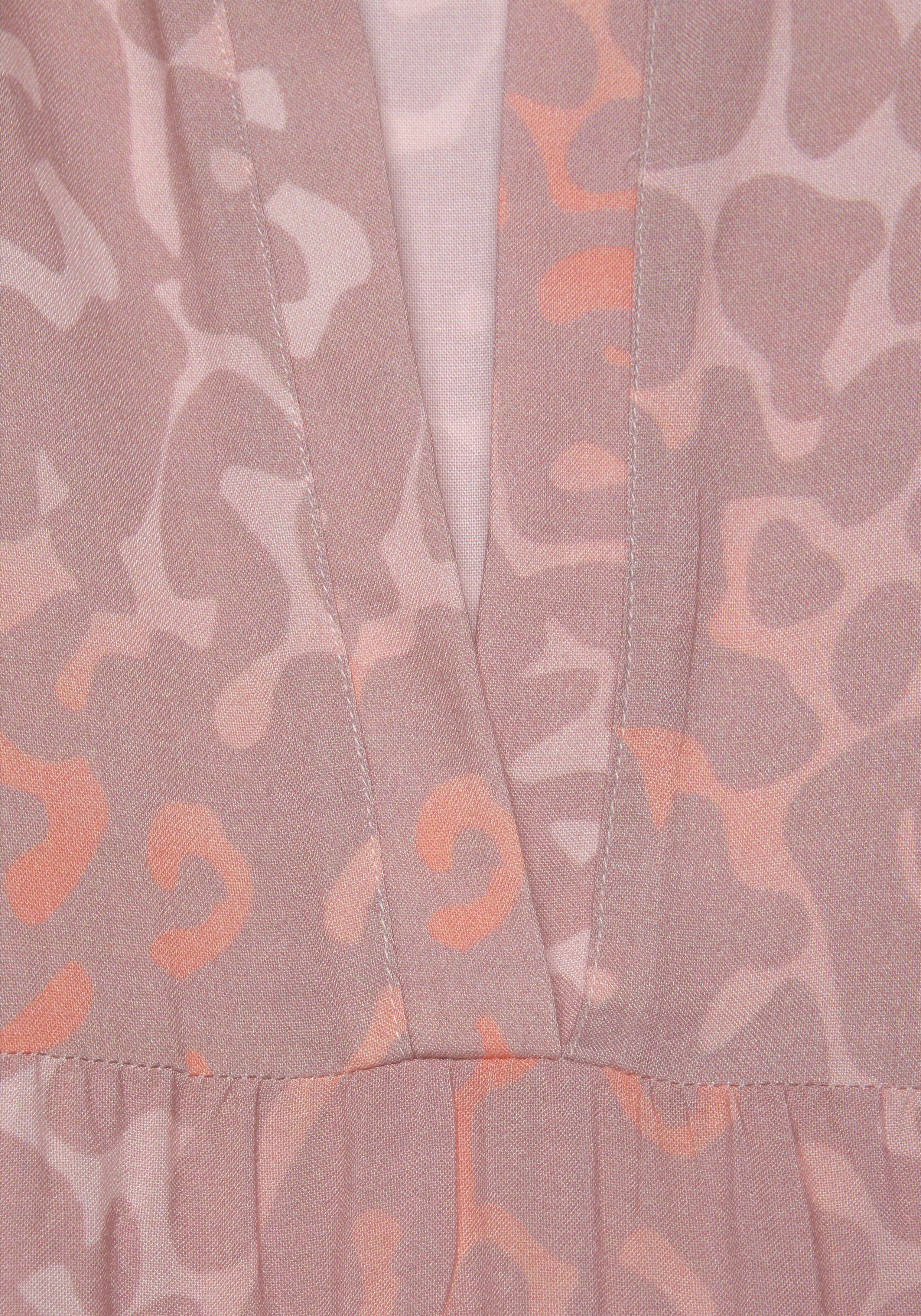 Buffalo Lange blouse met luipaardprint