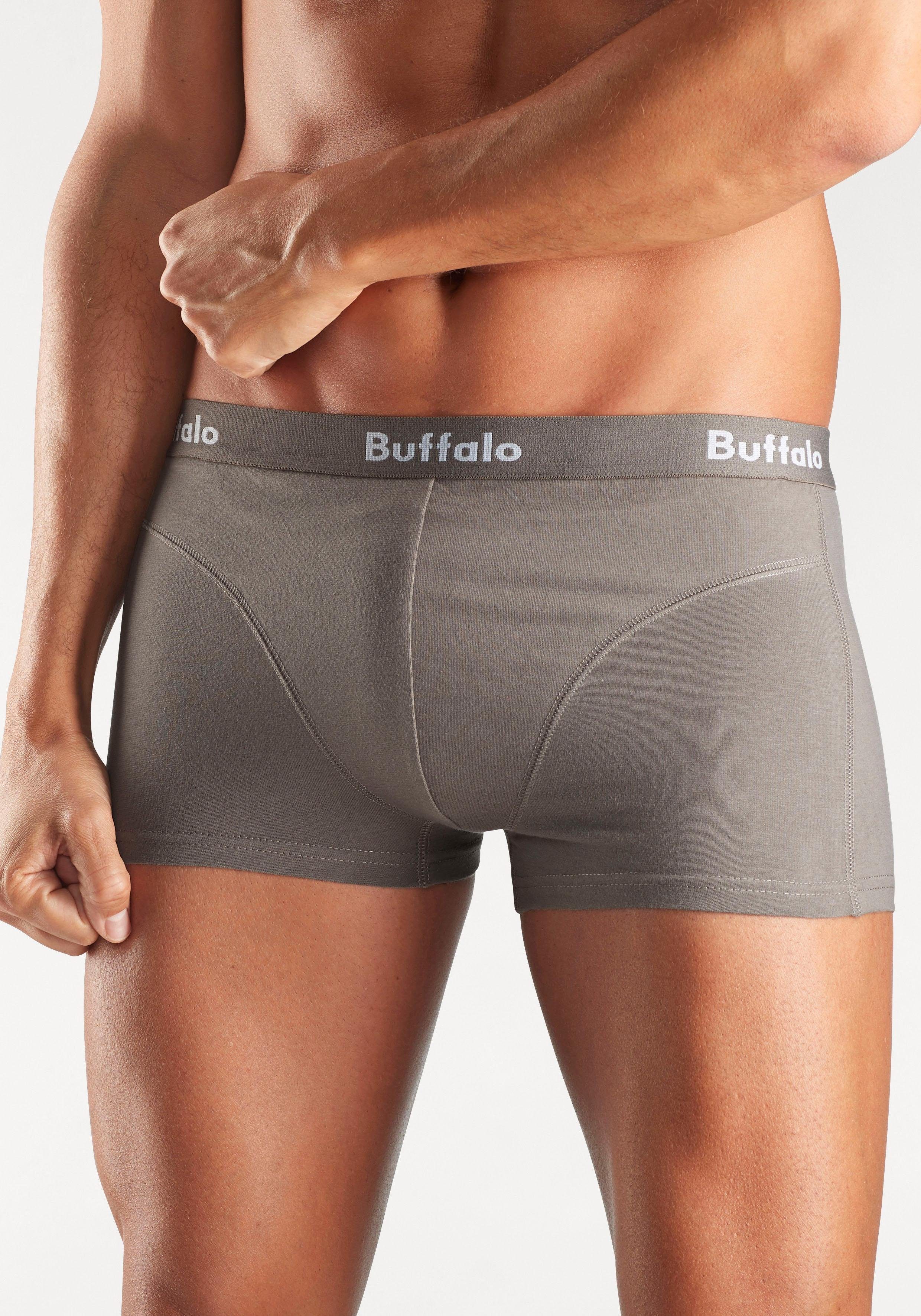 Buffalo Hipster strak zittende boxershorts van katoenmix (set, 3 stuks)