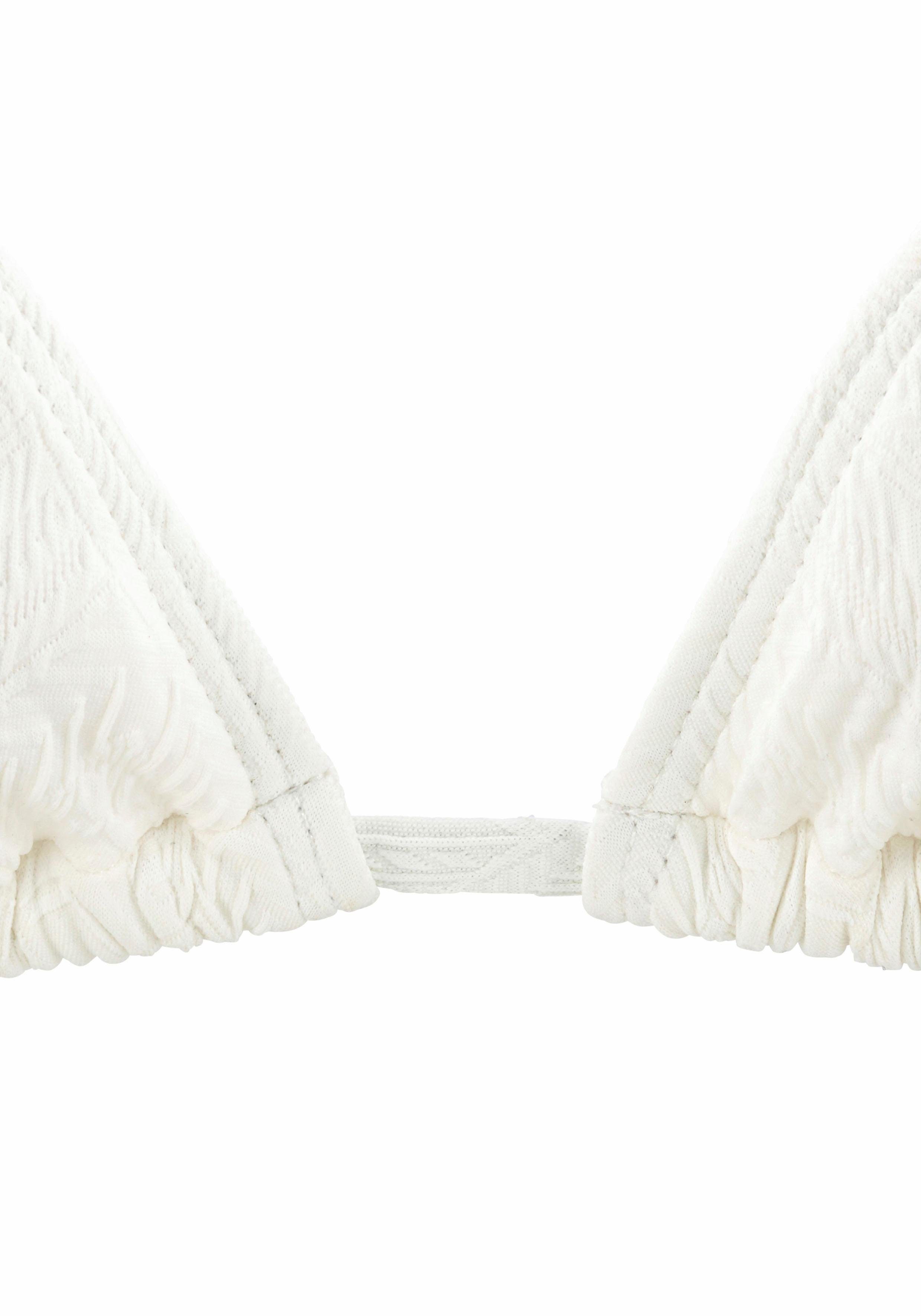Buffalo Triangelbikini ROMANCE met modieuze structuur