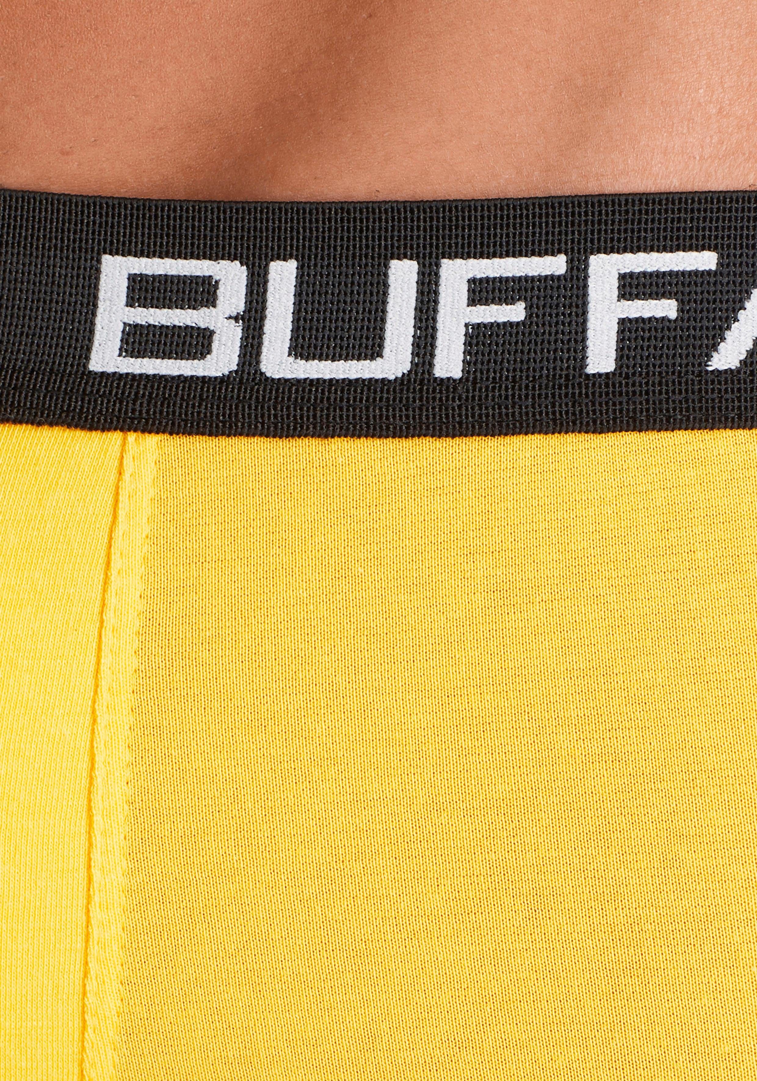 Buffalo Hipster strak zittende boxershorts met contrastband van katoenmix (set, 4 stuks)