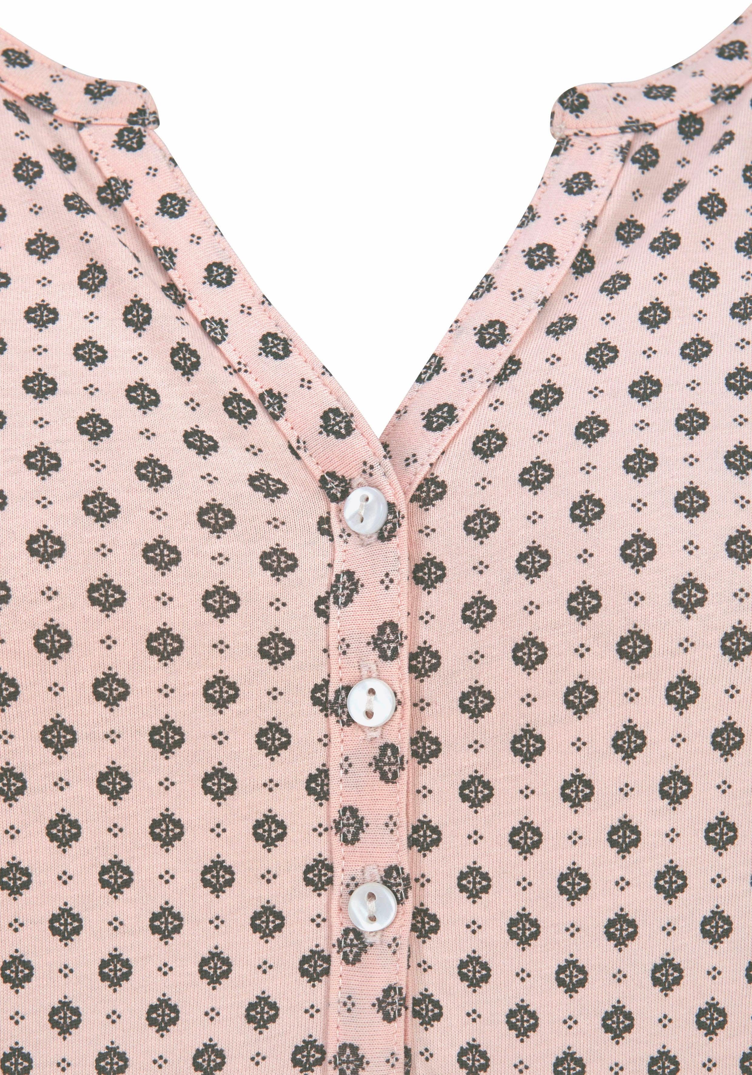 Lascana Shirt Met knoopsluiting van onderhoudsvriendelijke kwaliteit met viscose