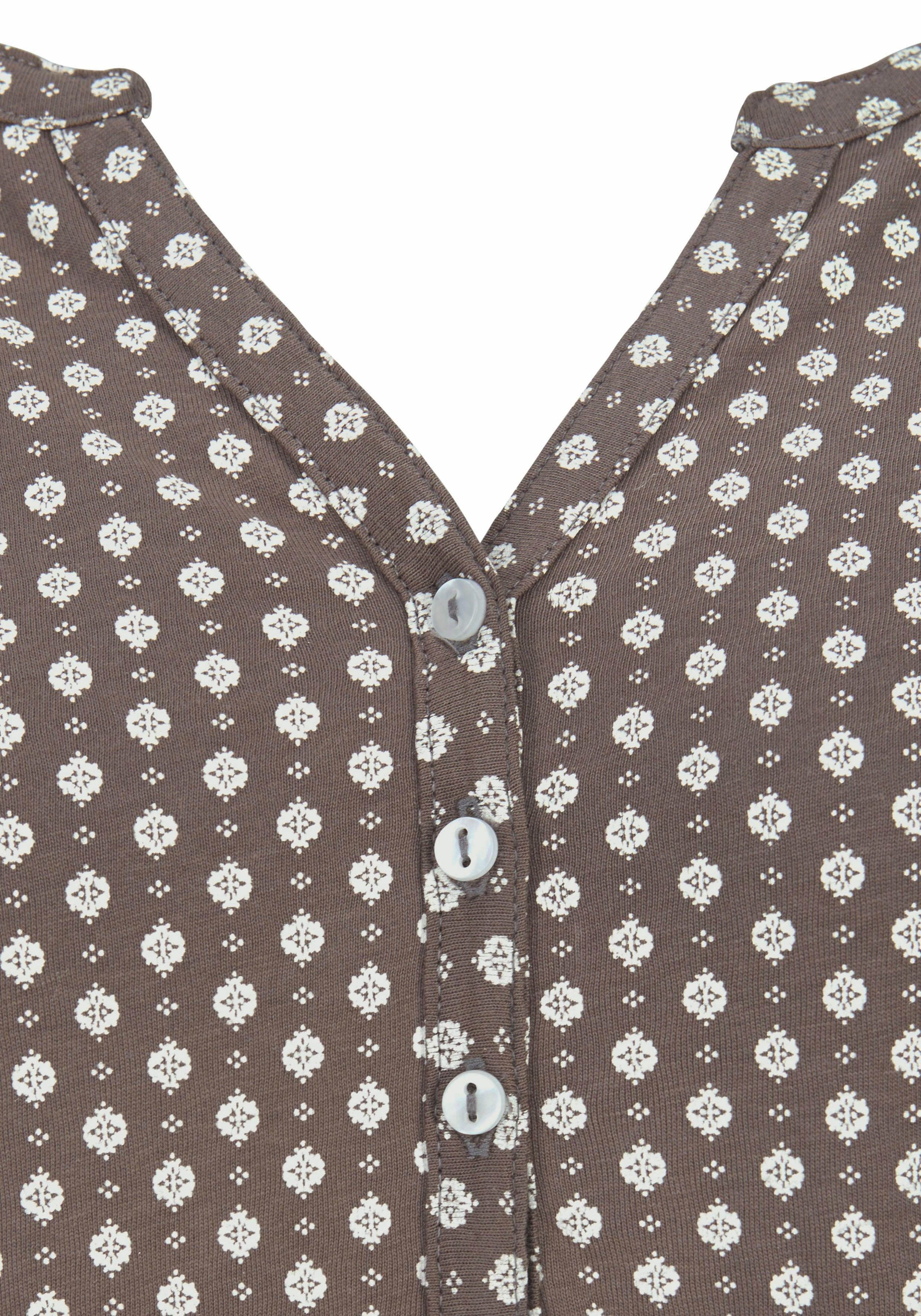 Lascana Shirt Met knoopsluiting van onderhoudsvriendelijke kwaliteit met viscose