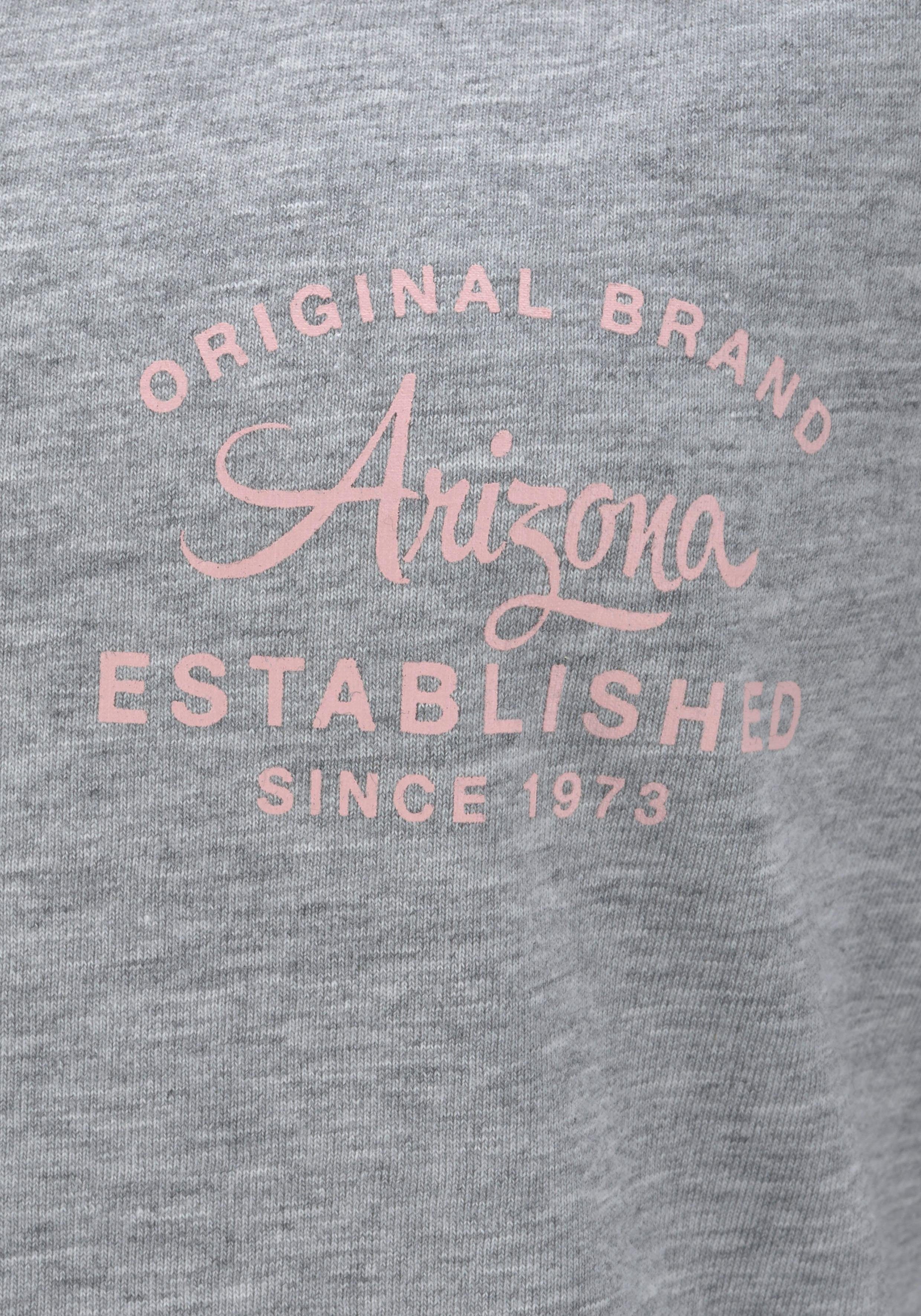 Arizona Nachthemd met raglanmouwen in contrastkleur