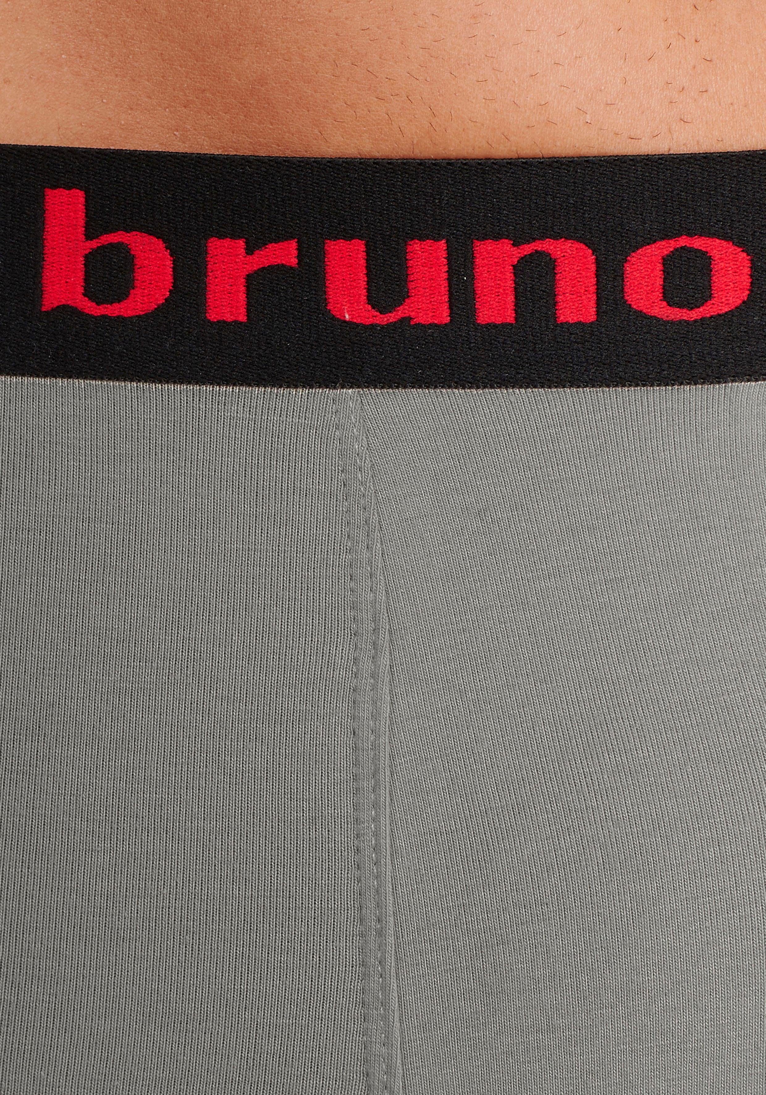 Bruno Banani Boxershort voor heren met langere pijpen en opvallende logo-tailleband (set, 4 stuks)