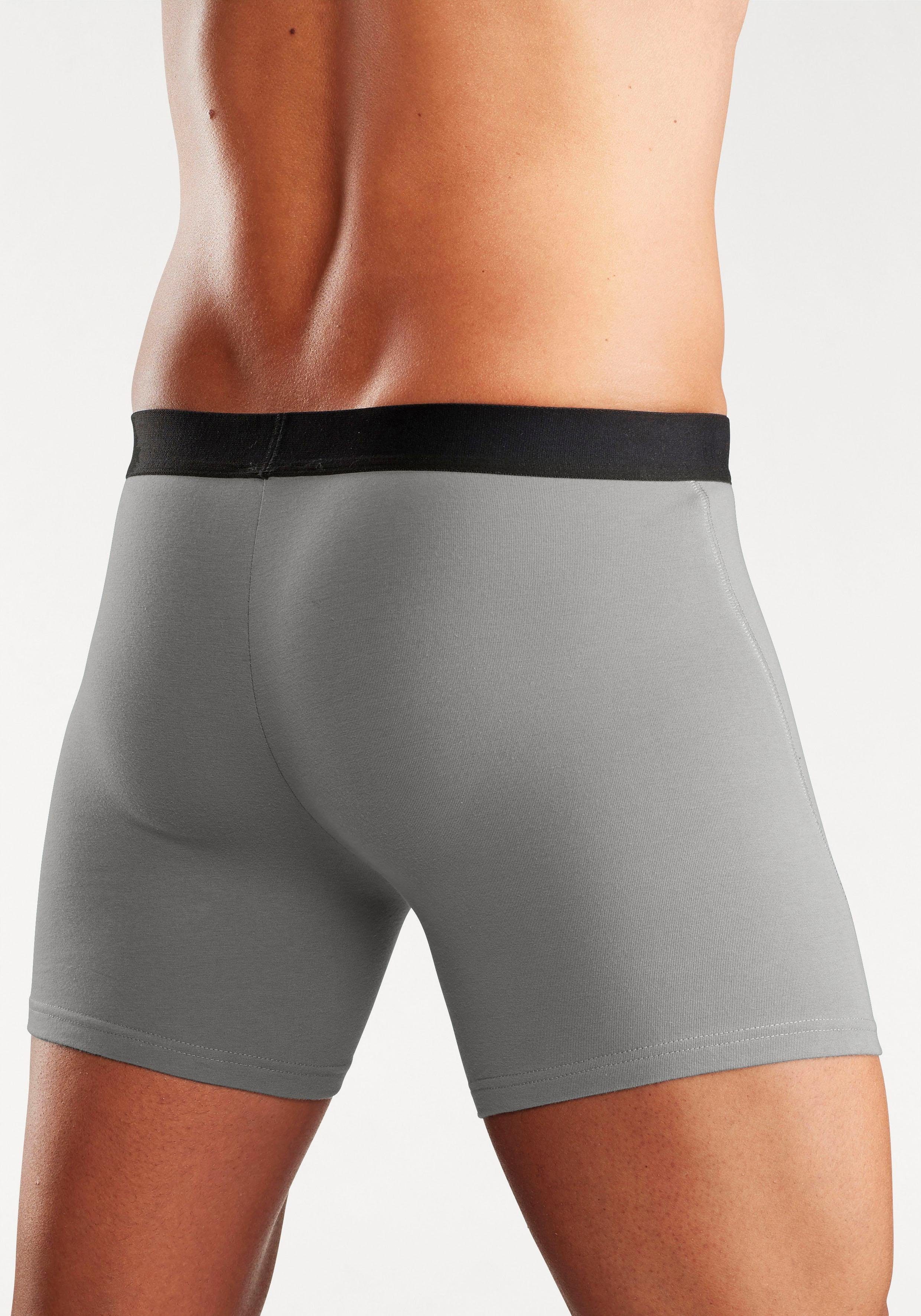 Bruno Banani Boxershort voor heren met langere pijpen en opvallende logo-tailleband (set, 4 stuks)