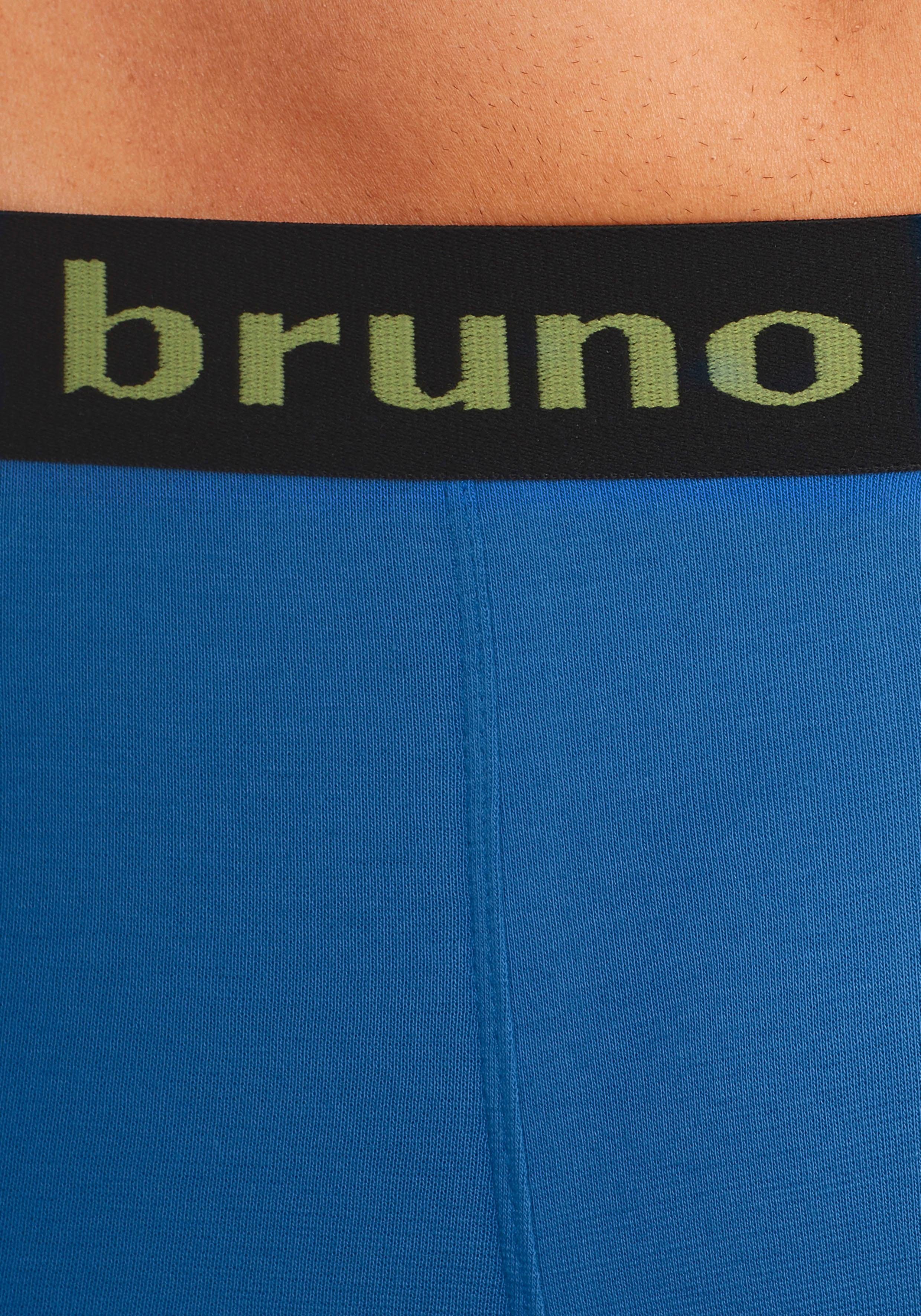 Bruno Banani Boxershort voor heren met langere pijpen en opvallende logo-tailleband (set, 4 stuks)