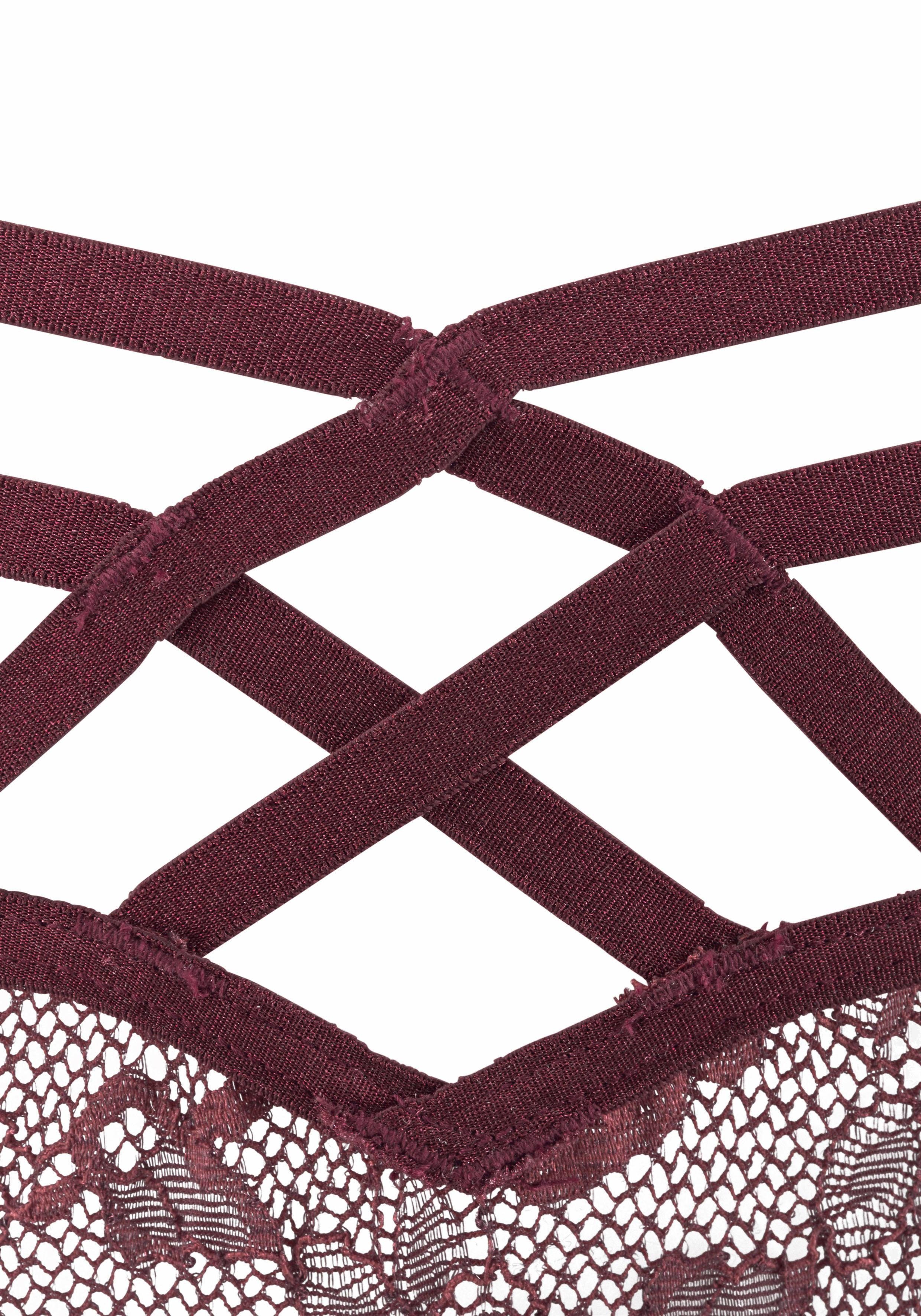 Lascana String met decoratieve bandjes-look
