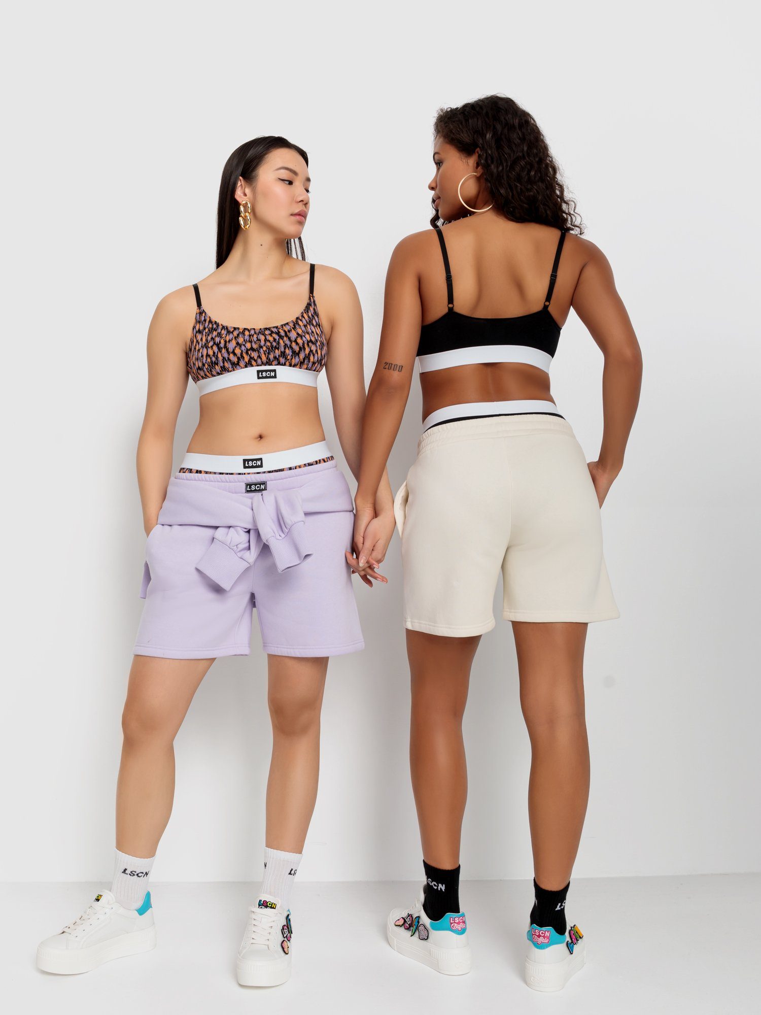 LSCN by LASCANA Bustier met brede boord (set, 2-delig)