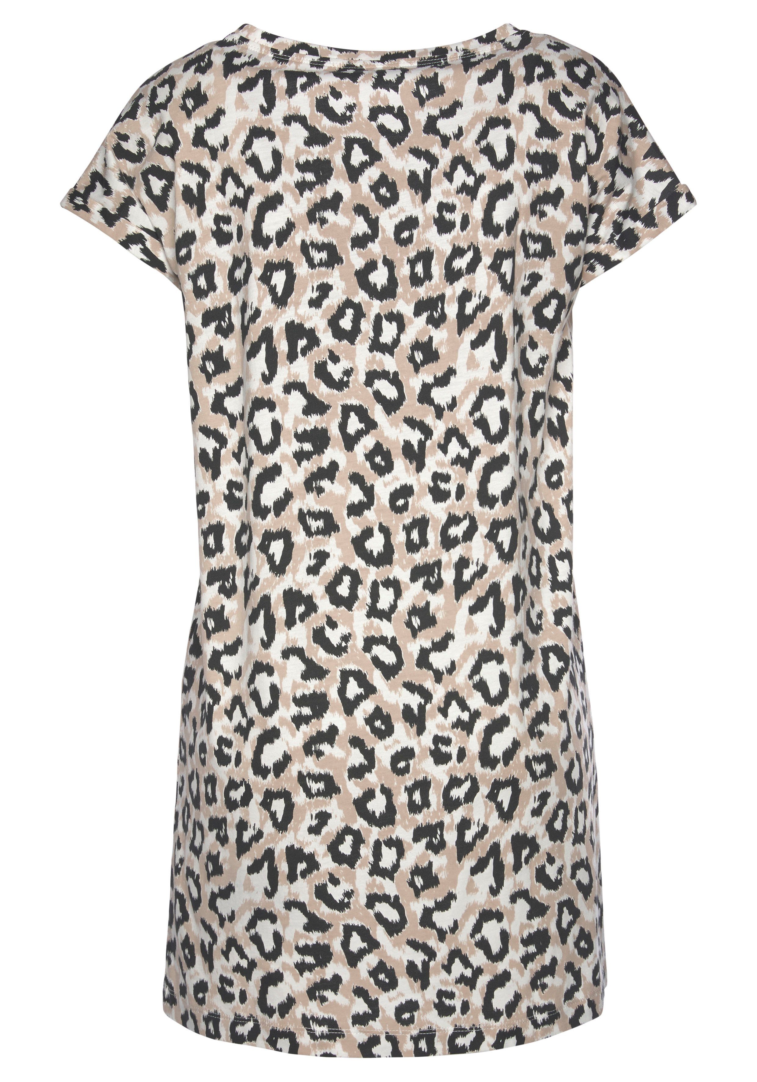 Lascana Nachthemd Met folie- of all-over print