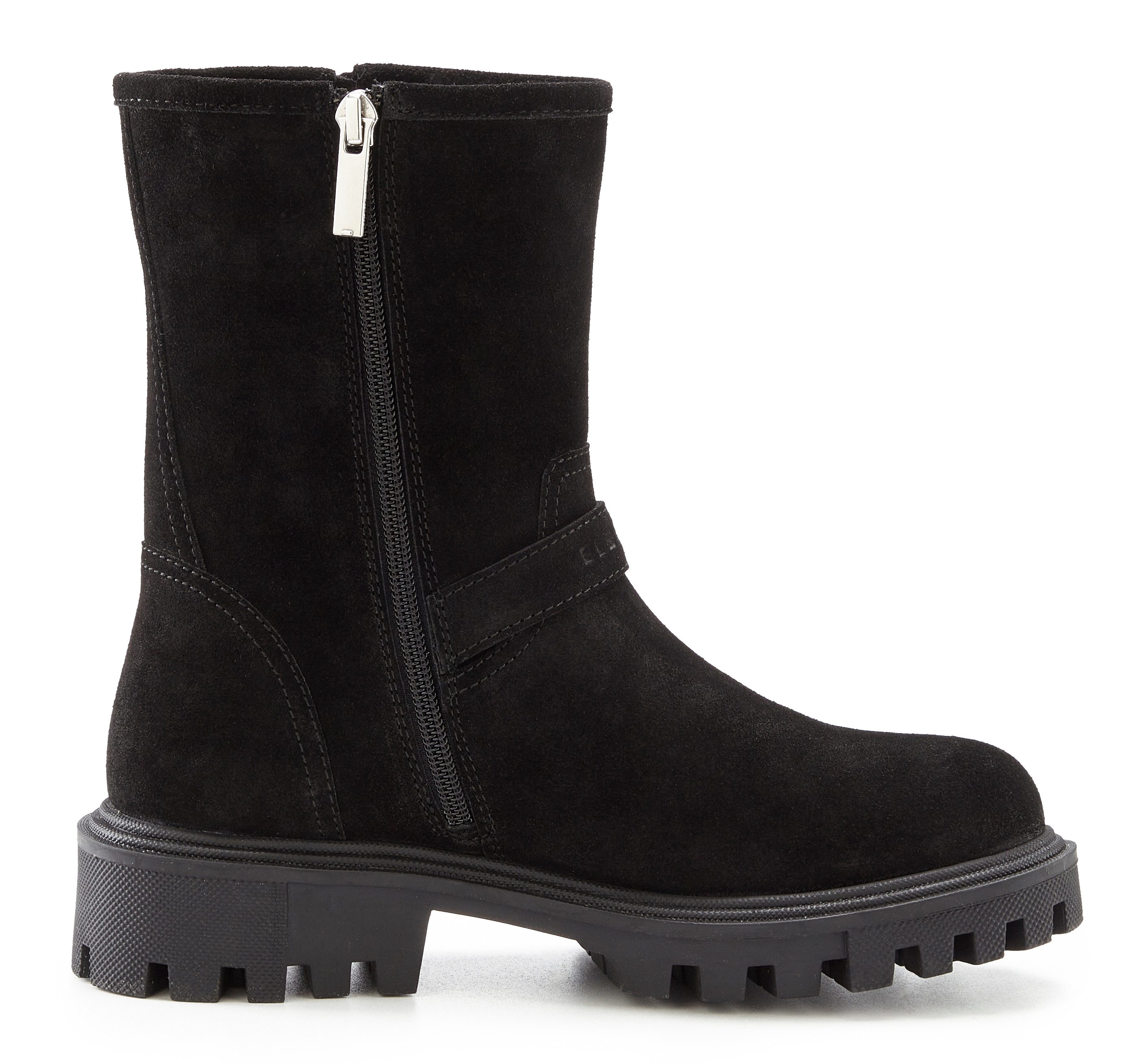 Elbsand Laarsjes van leer met trendy decoratieve gespen, laarzen, boots