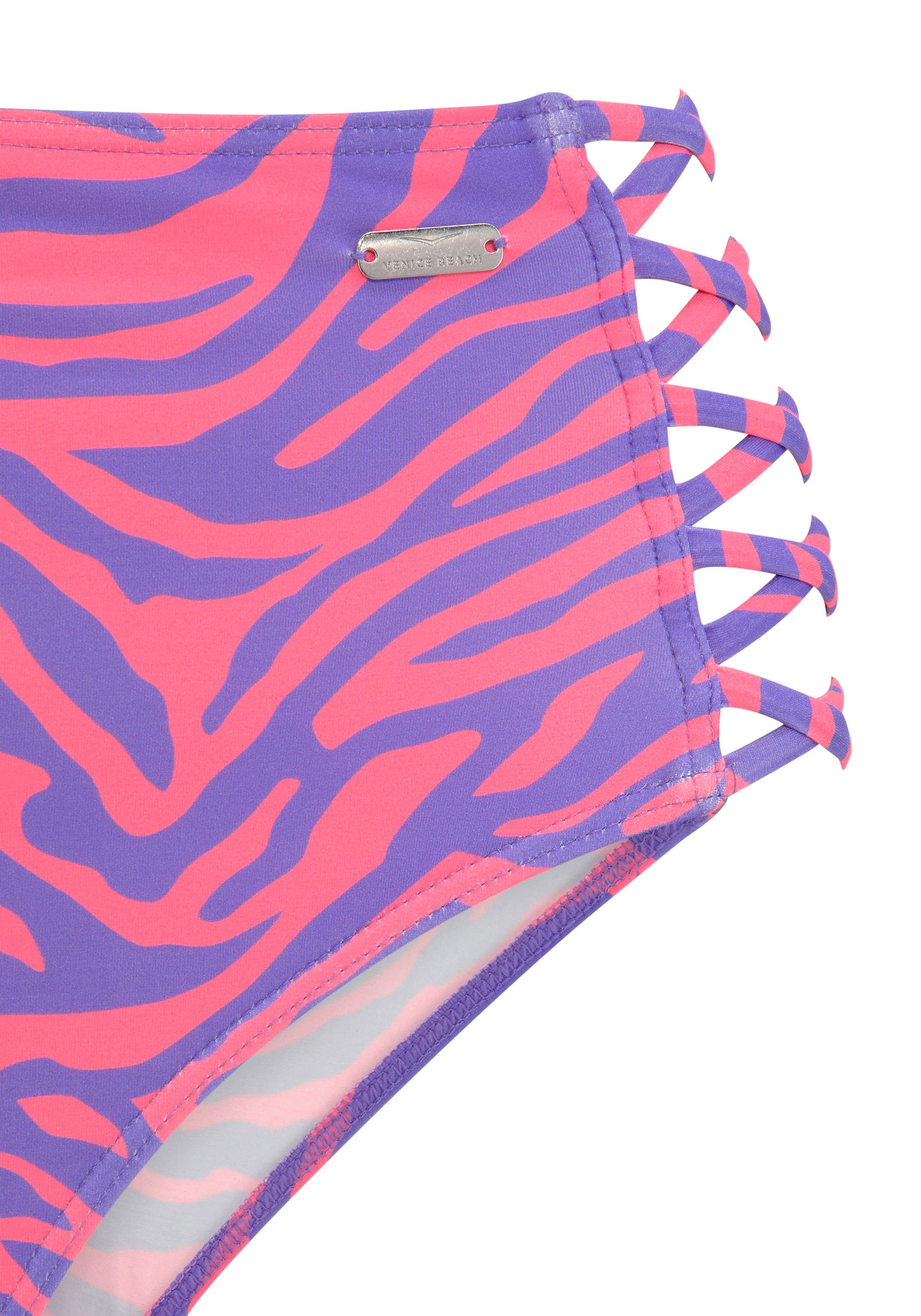 Venice Beach Highwaist-bikinibroekje Fjella met gekruiste bandjes