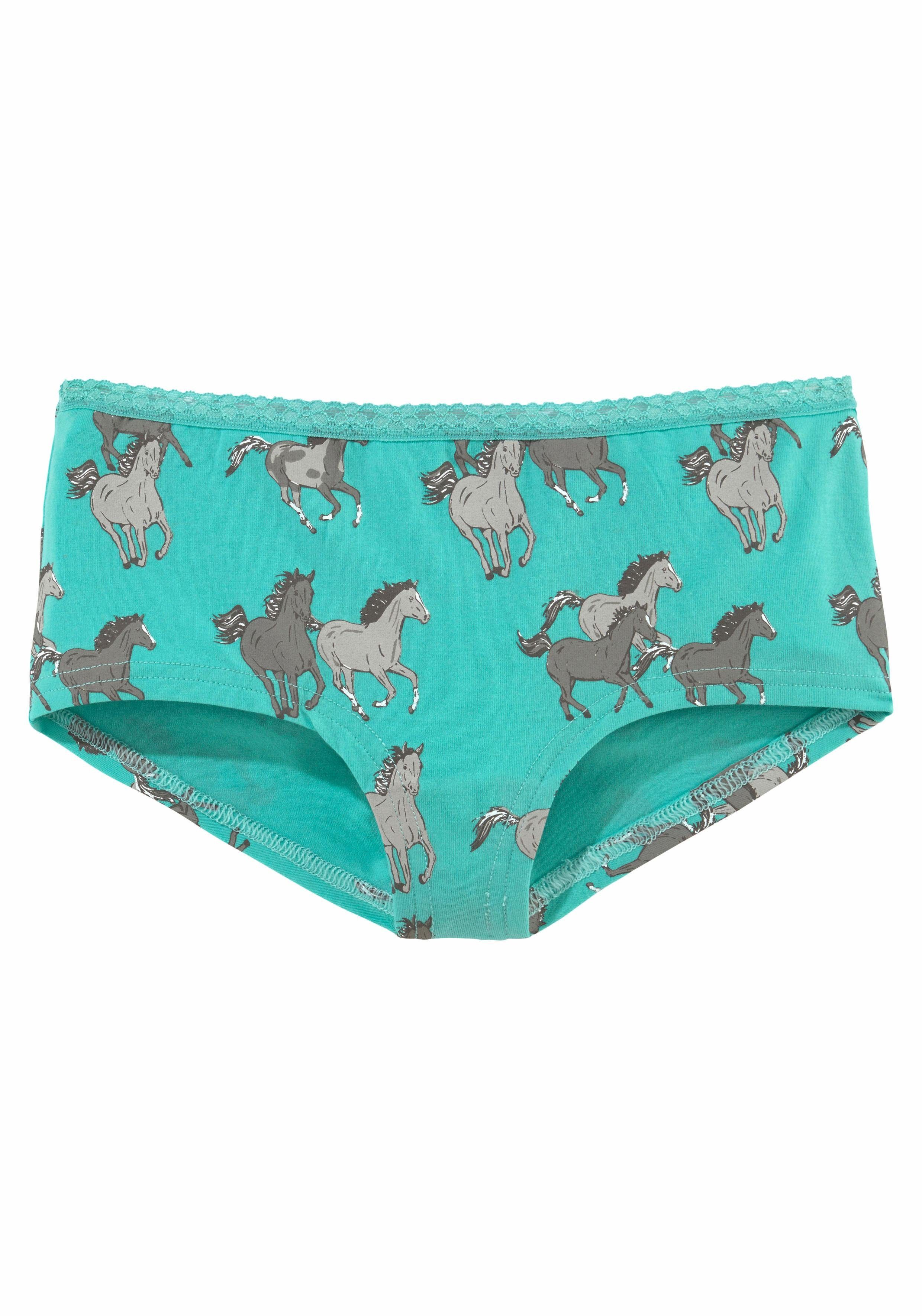 Petite fleur Hipster met paardenprint (set, 3 stuks)