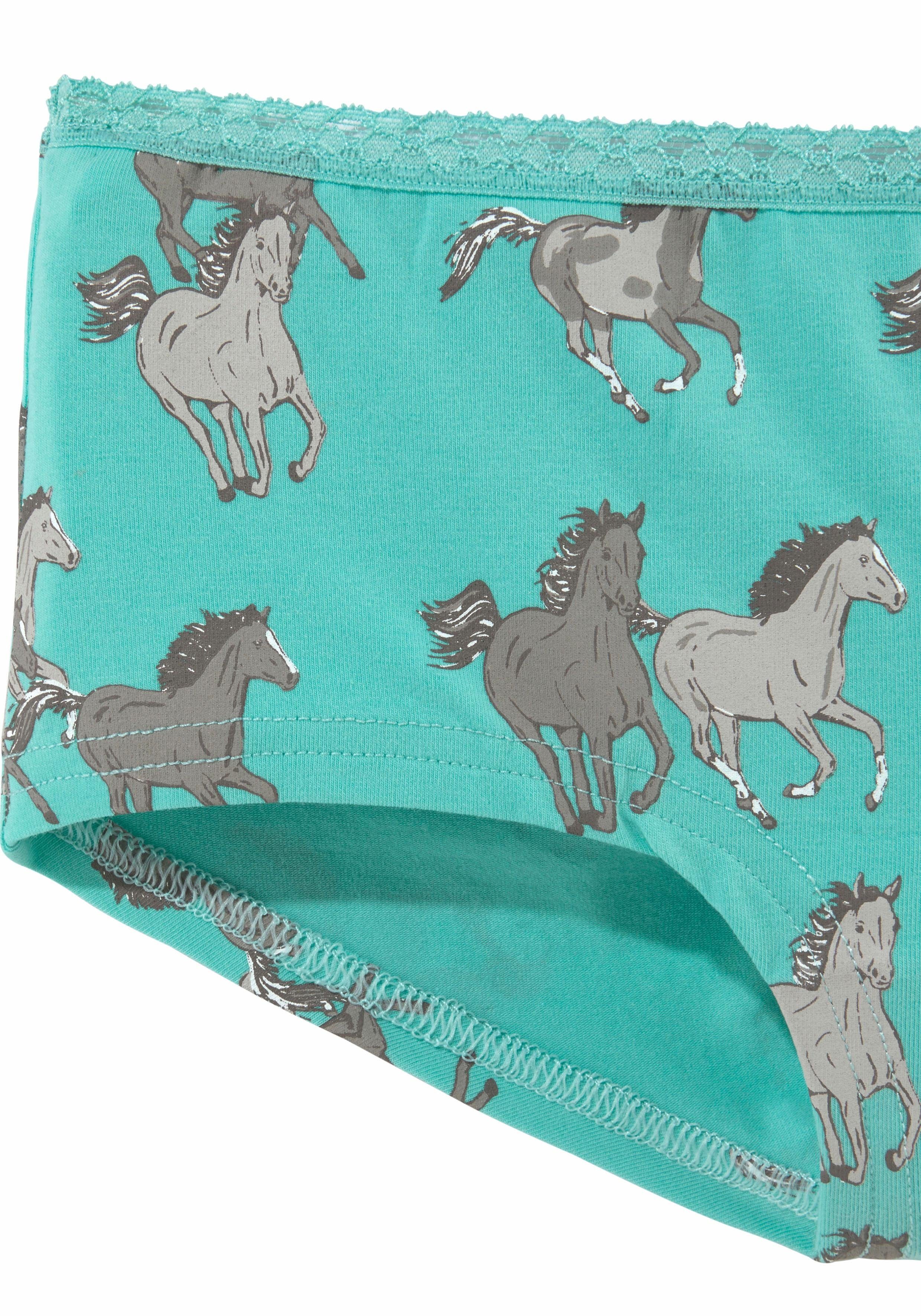 Petite fleur Hipster met paardenprint (set, 3 stuks)
