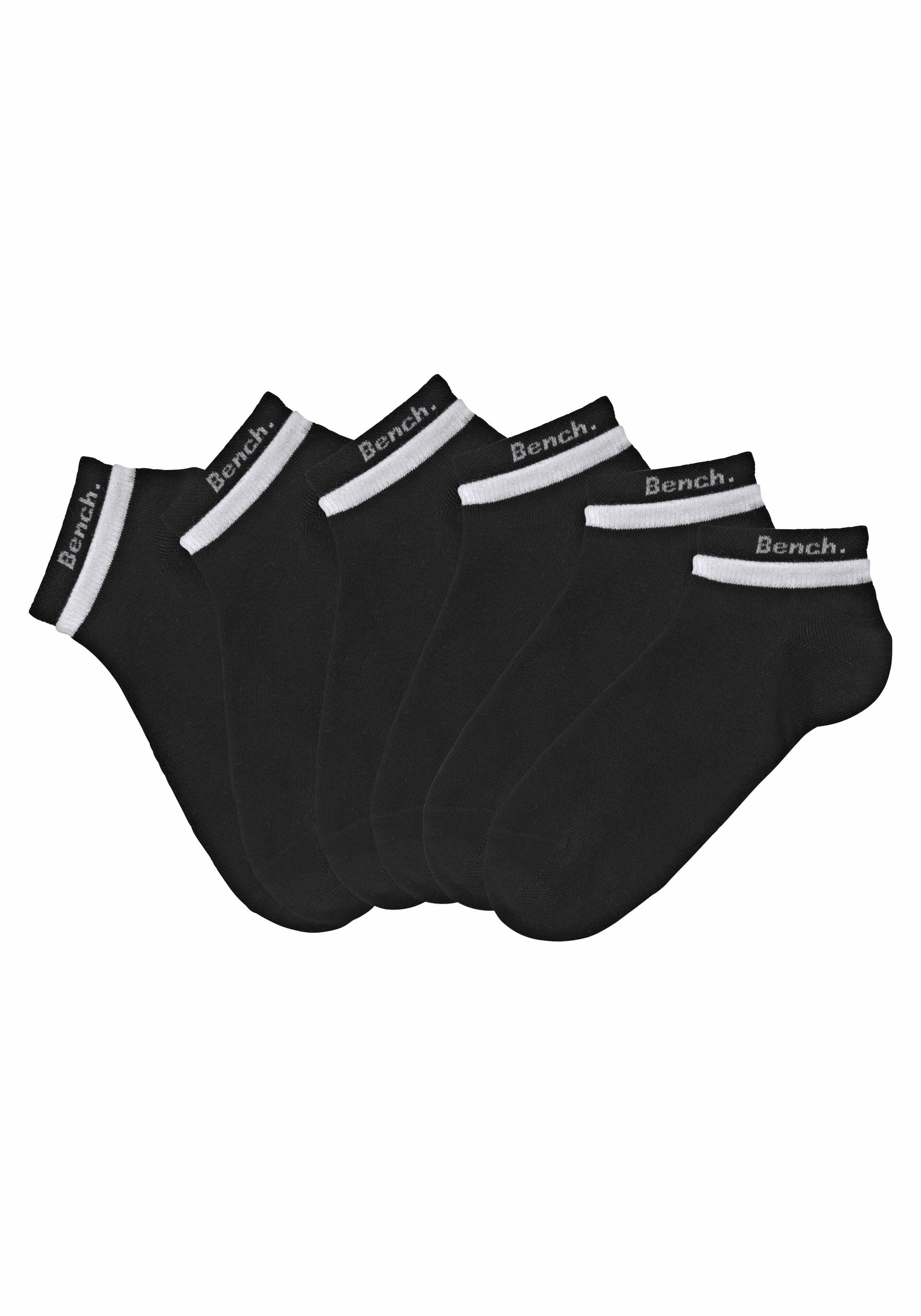 Bench. Korte sokken met dubbele boord (set, 6 paar)