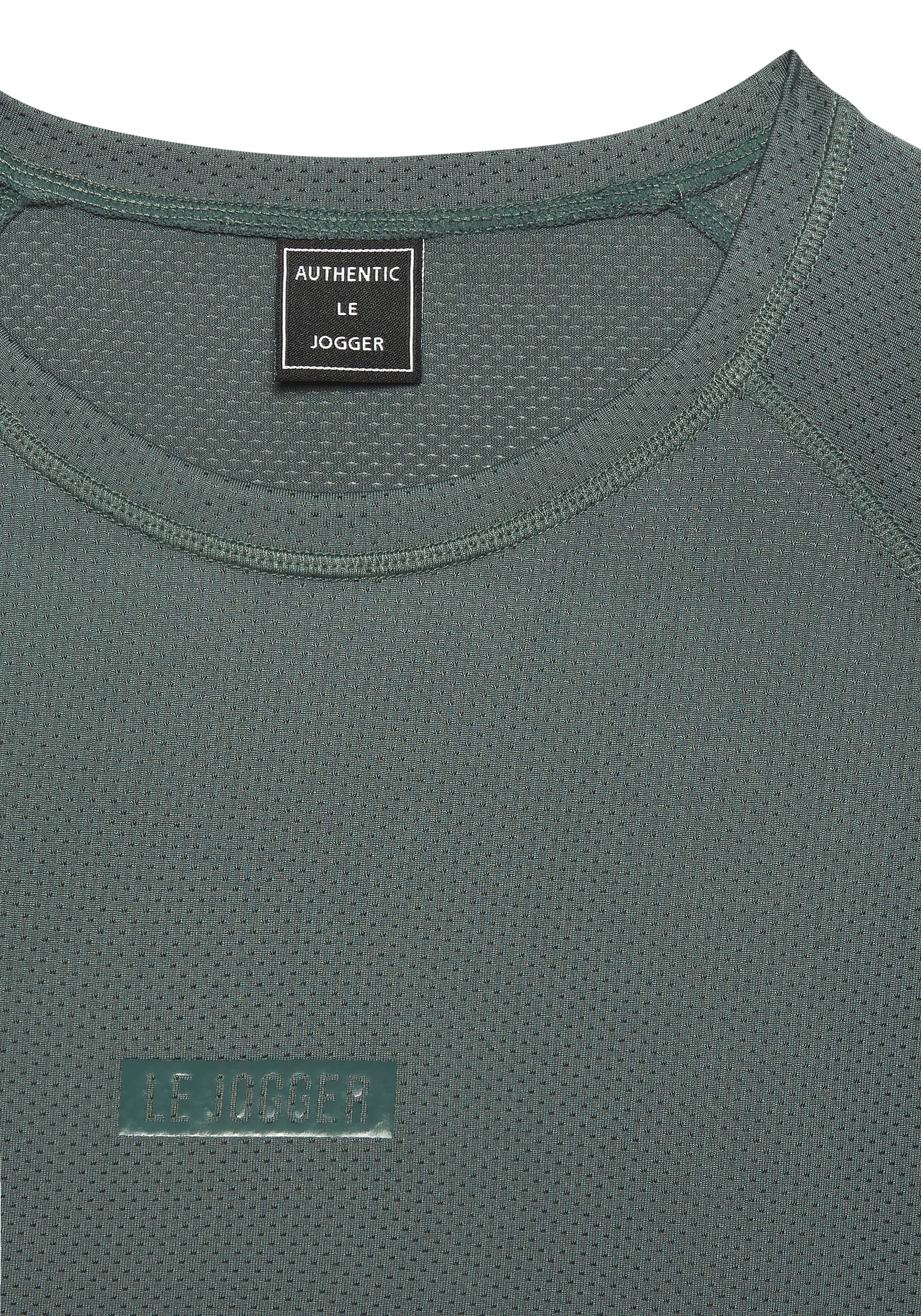 le jogger® T-shirt elastisch shirt met logoprint